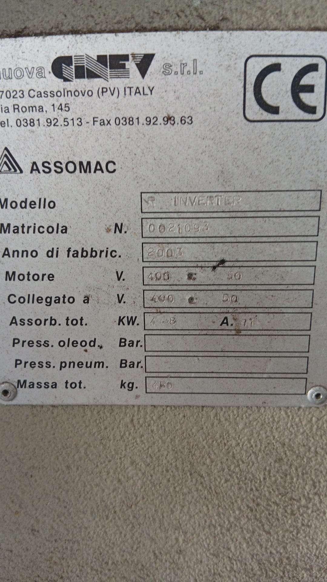 GINEV SPAZZOLATRICE R INVERTER 400 CE in vendita - foto 3