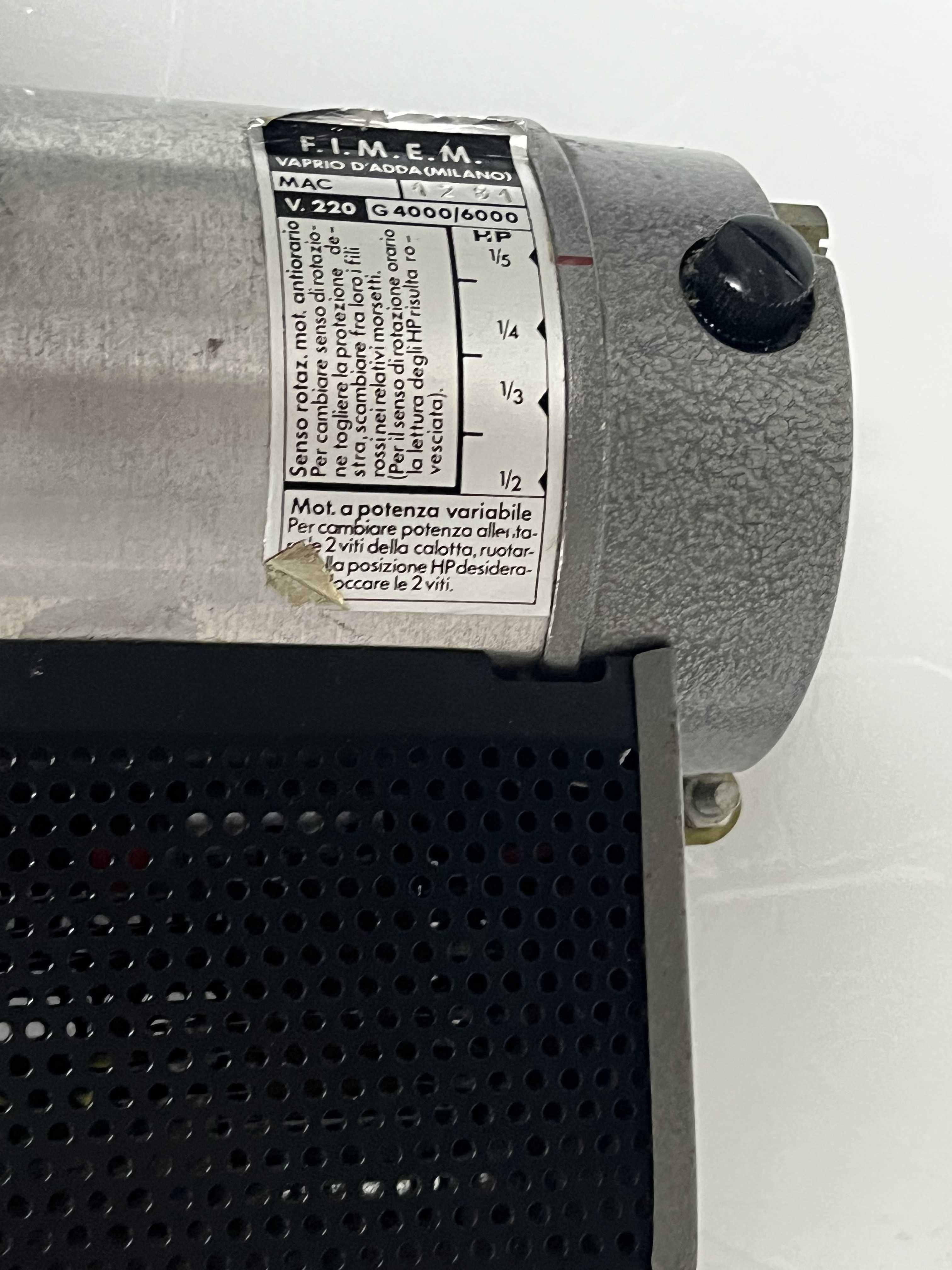 F.I.M.E.M  Motore macchina da Cucire monofase  in vendita - foto 12
