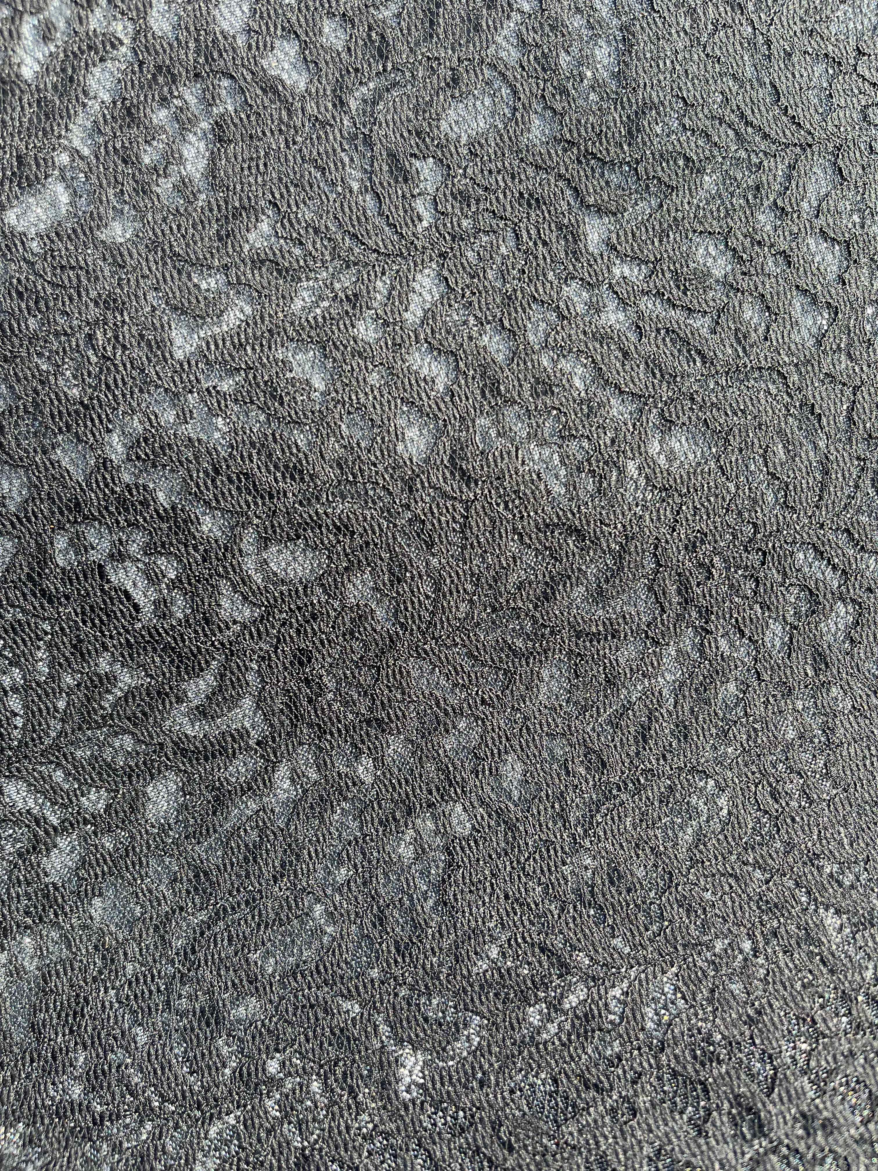 Stock pizzo sintetico nero  in vendita - foto 10