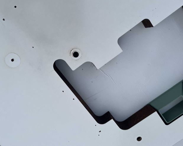 Tavola per macchina taglia e cuci industriale Necchi in vendita - foto 3