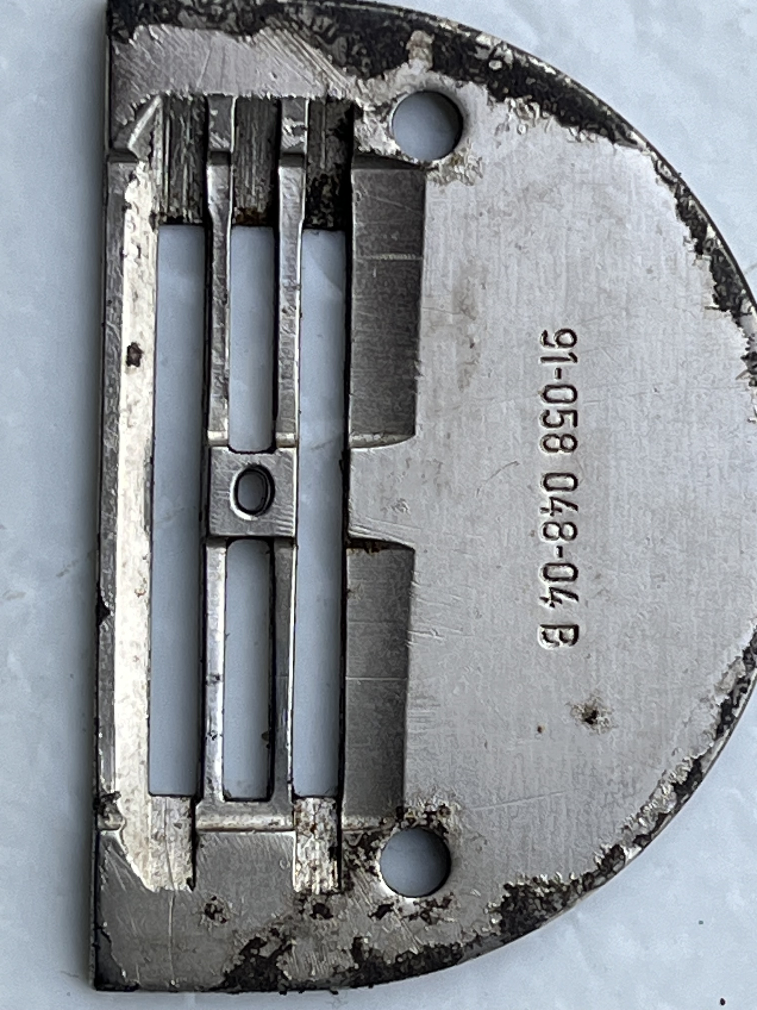 PFAFF 91-058 048-04 B placca a quattro ranghi in vendita - foto 4