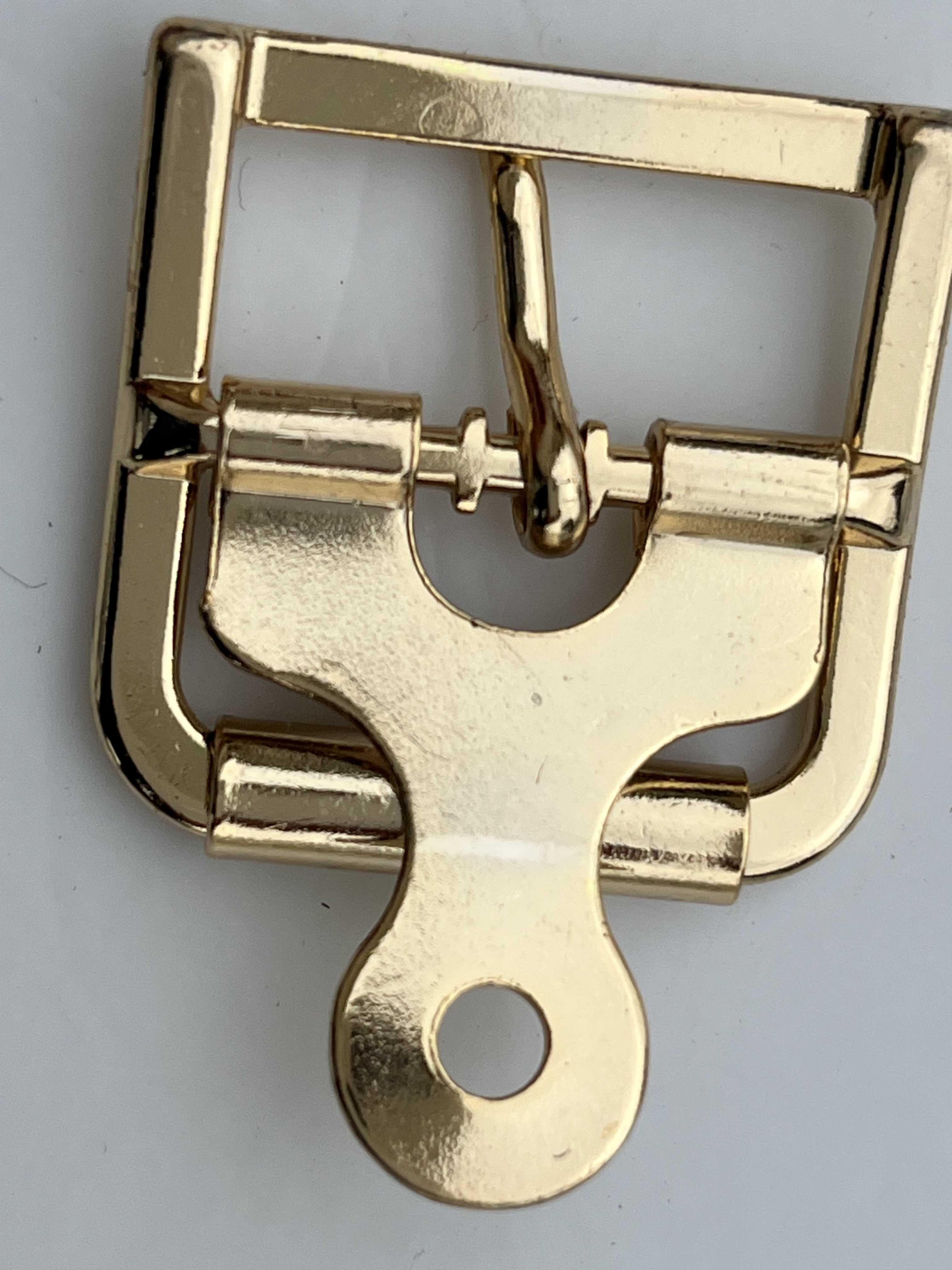 Stock Fibbie a rivetto metallo oro da 25 mm – Pz. 1.000 in vendita - foto 2