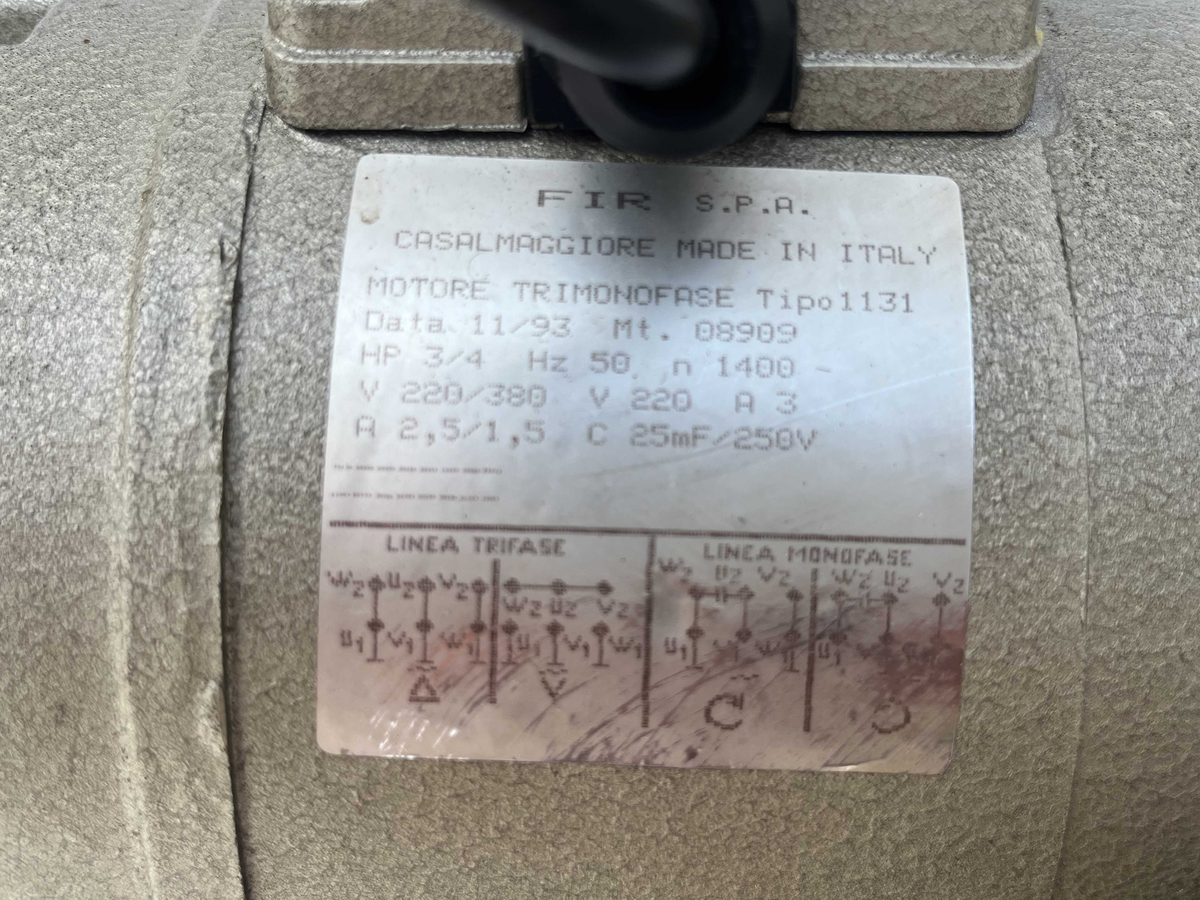 FIR 1131 Motore macchina Cucire trimonofase 1400 giri  in vendita - foto 2