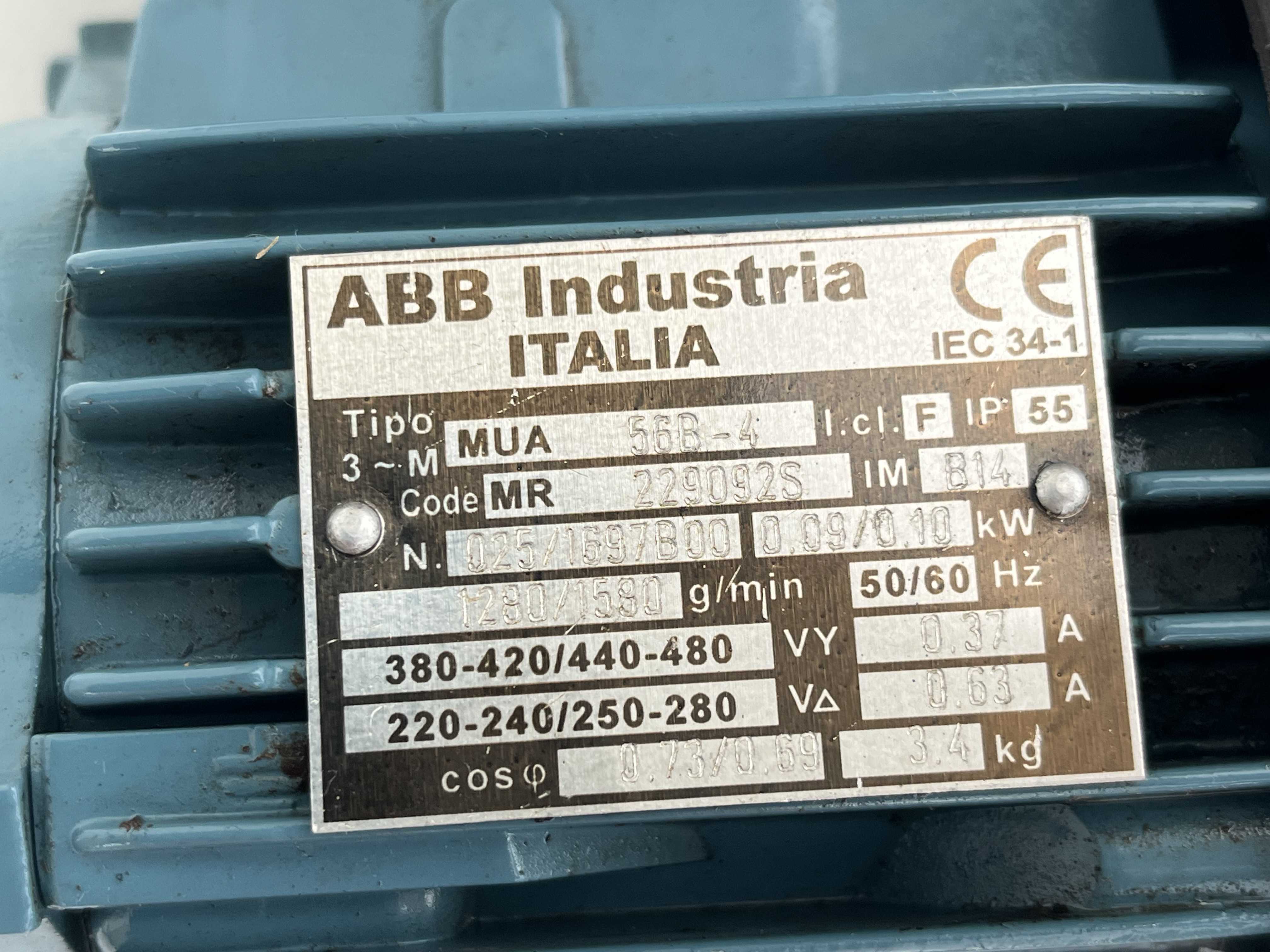 ABB Motoriduttore Kw 0,10 + Riduttore SITI 7,5/1 in vendita - foto 3