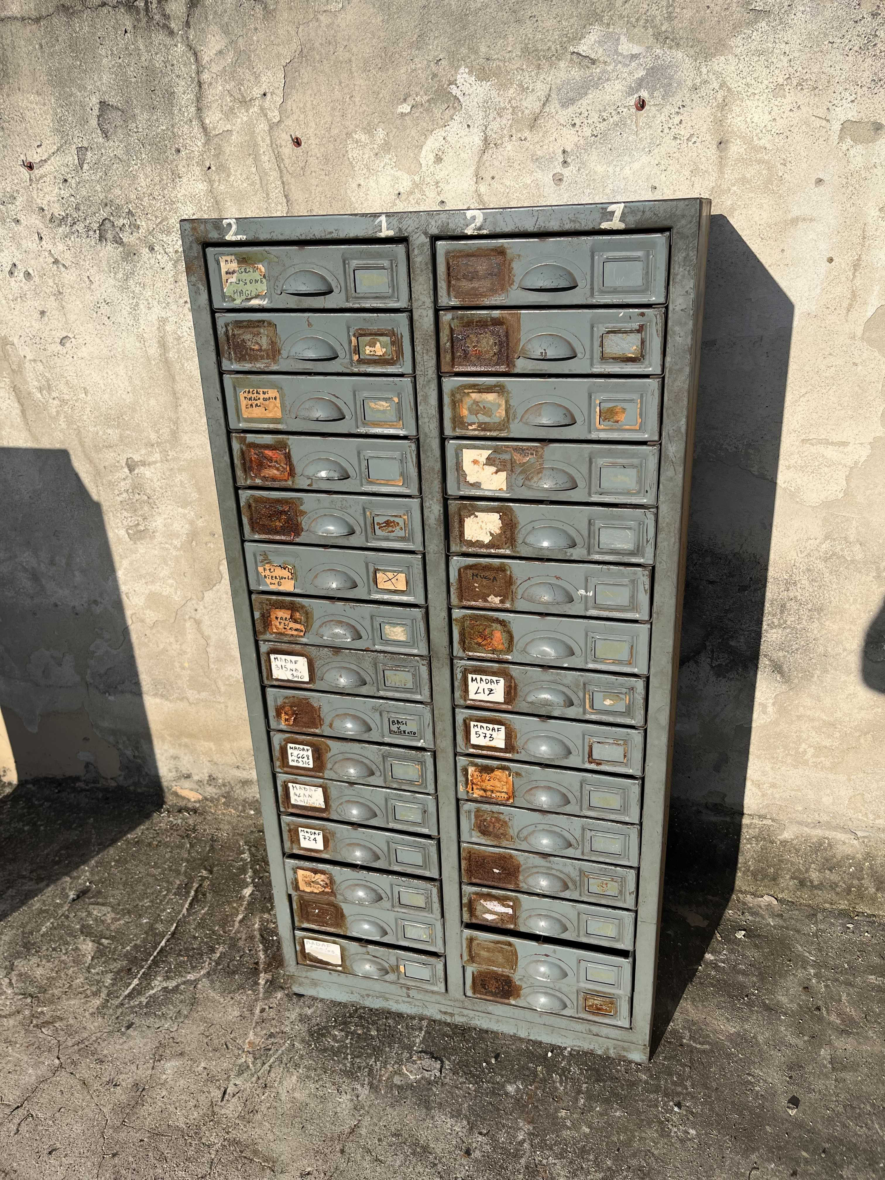 Cassettiere in metallo usate in vendita - foto 3
