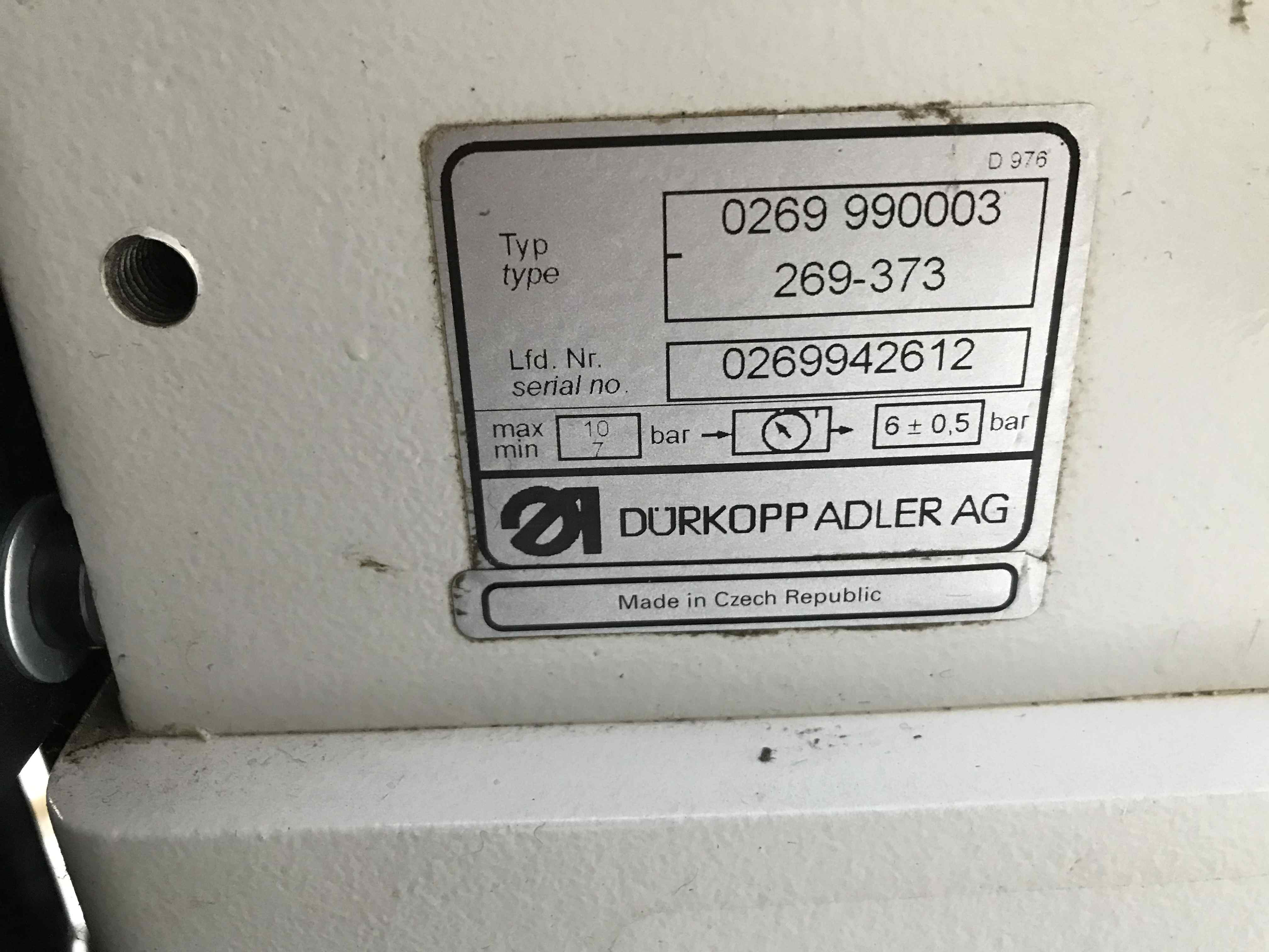 DURKOPP ADLER 269-373  in vendita - foto 7