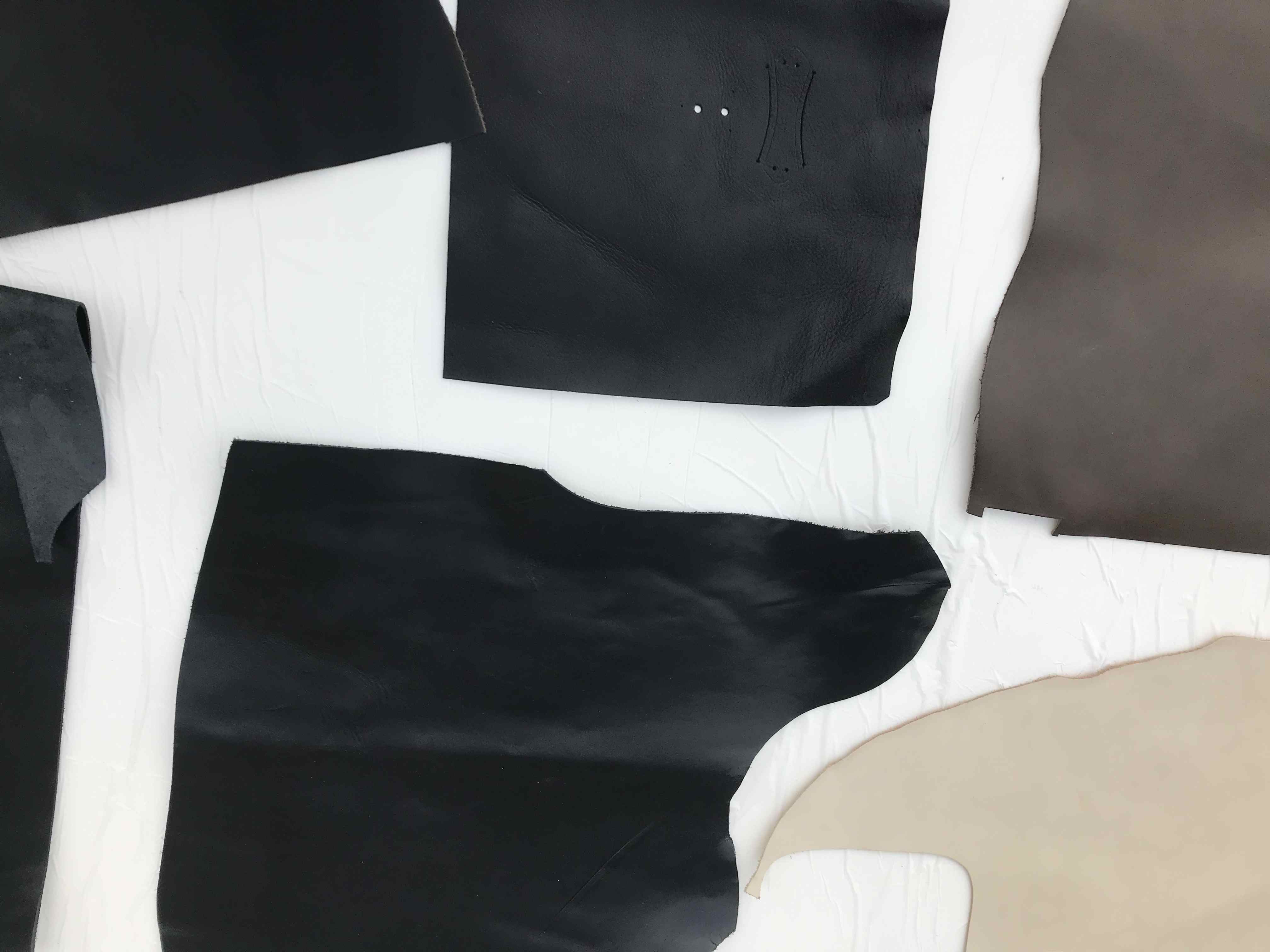 Scampolo ritagli e pezzami pelle a vegetale - KG. 500 in vendita - foto 7