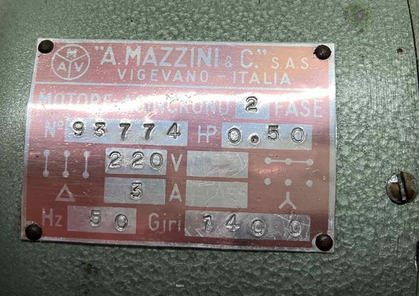 Motore asincrono monofase cv 0,50 - 1400 Giri in vendita - foto 5