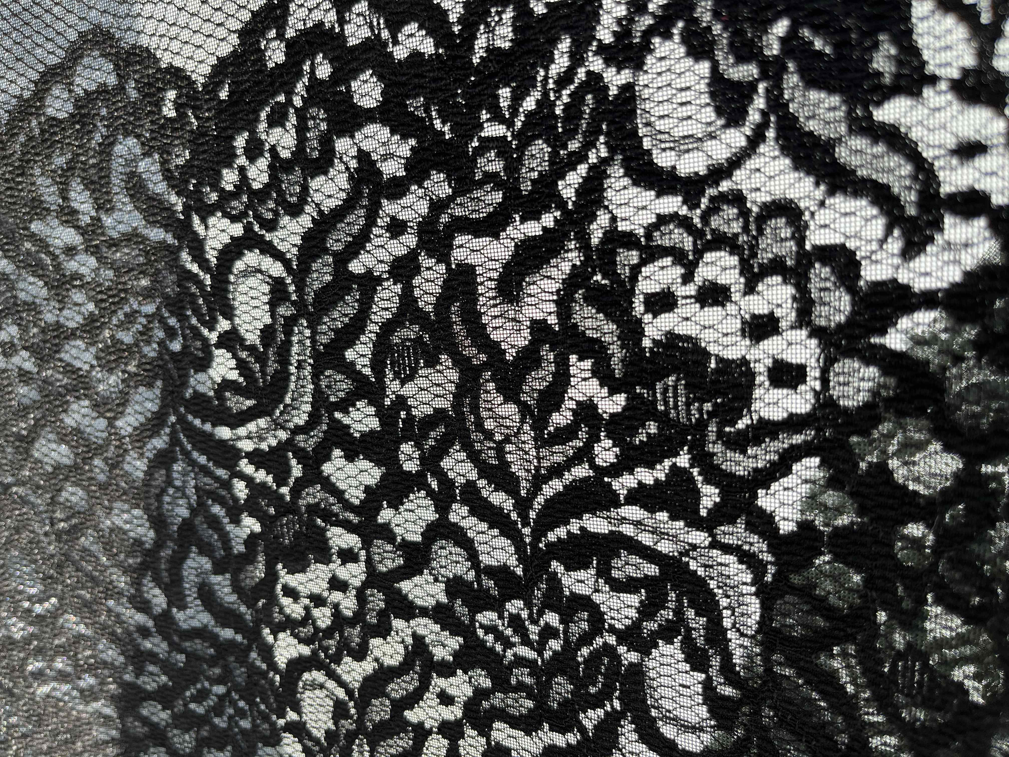 Stock pizzo sintetico nero  in vendita - foto 12