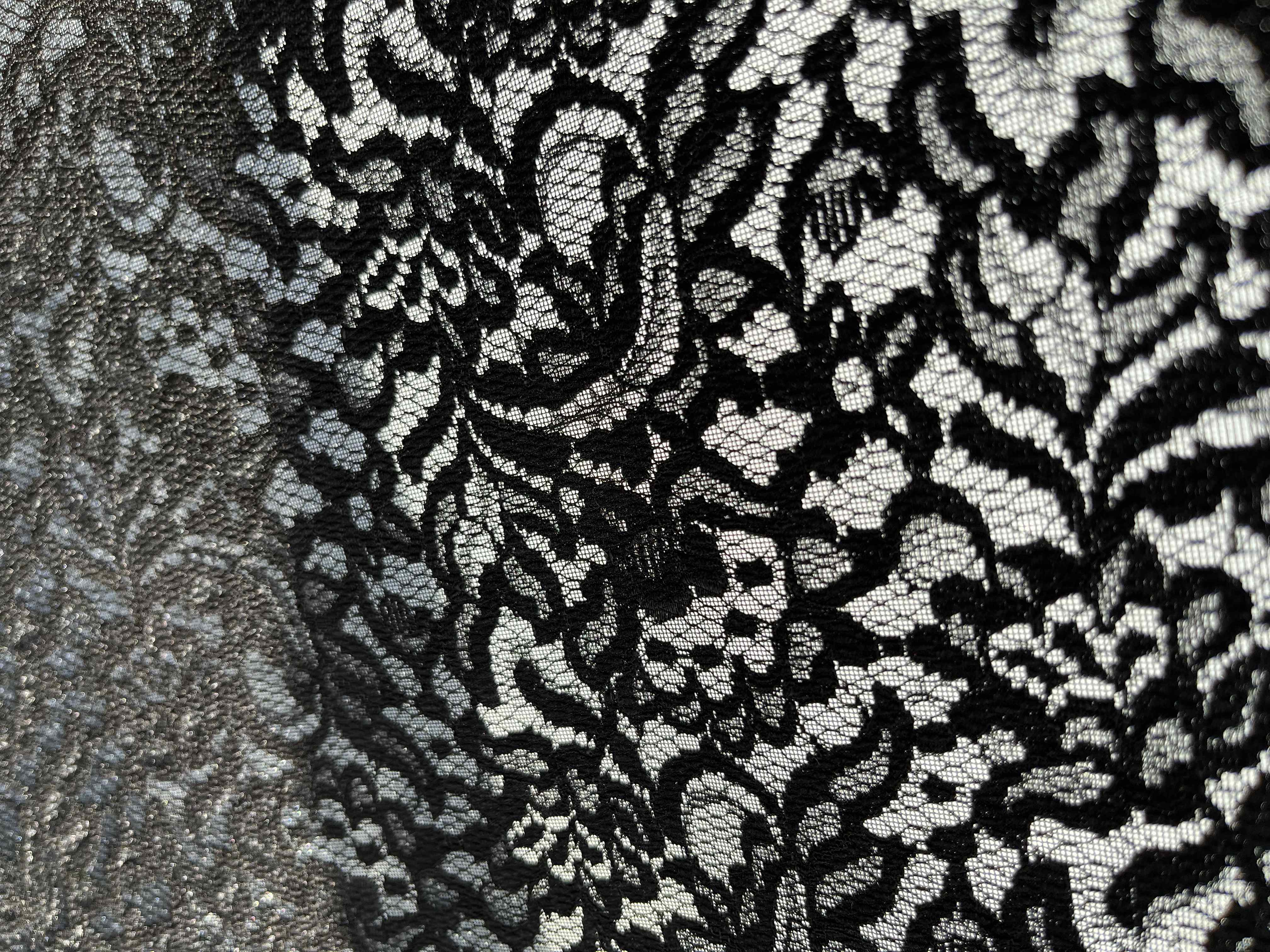 Stock pizzo sintetico nero  in vendita - foto 4