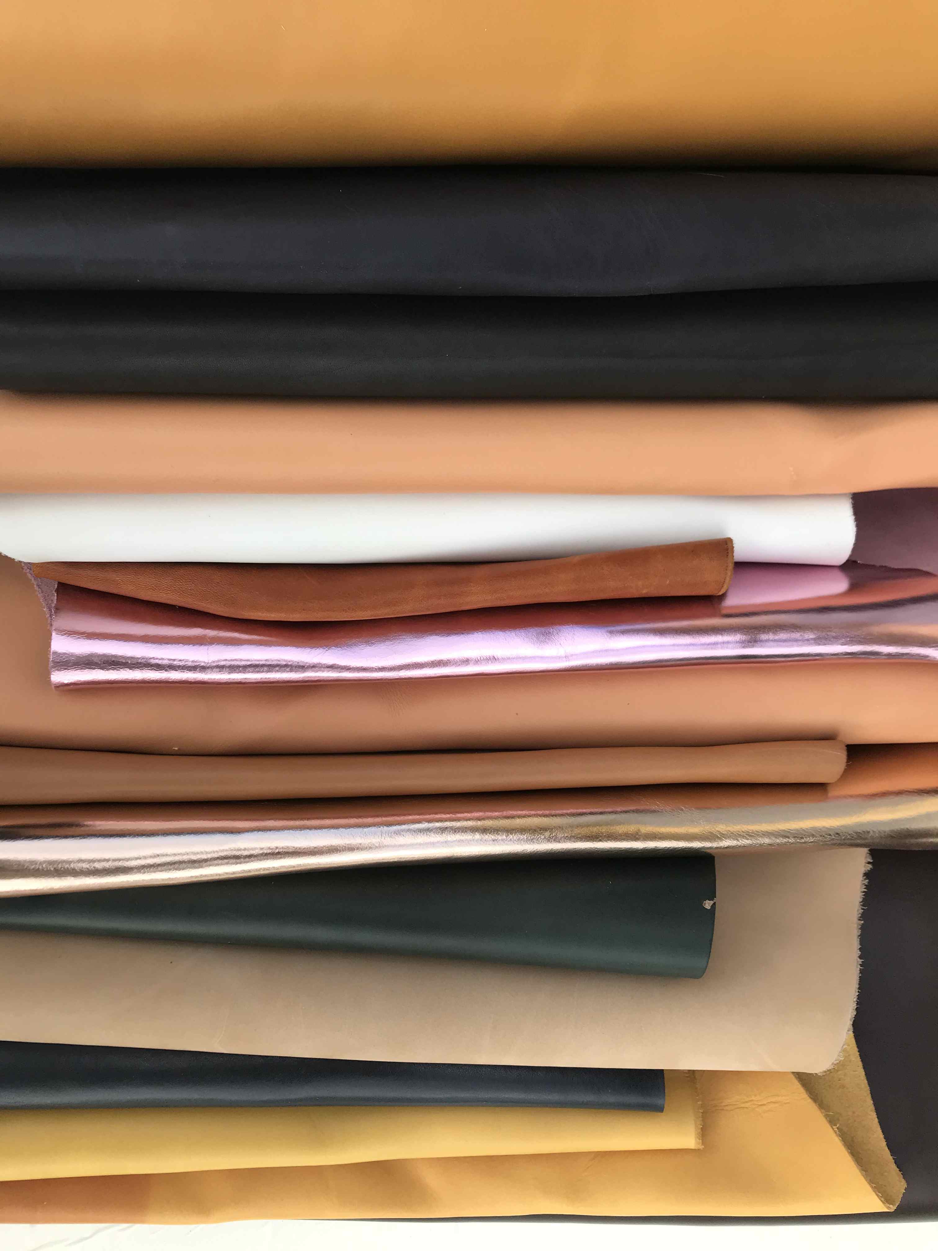 Scampolo ritagli e pezzami pelle a vegetale - KG. 500 in vendita - foto 1