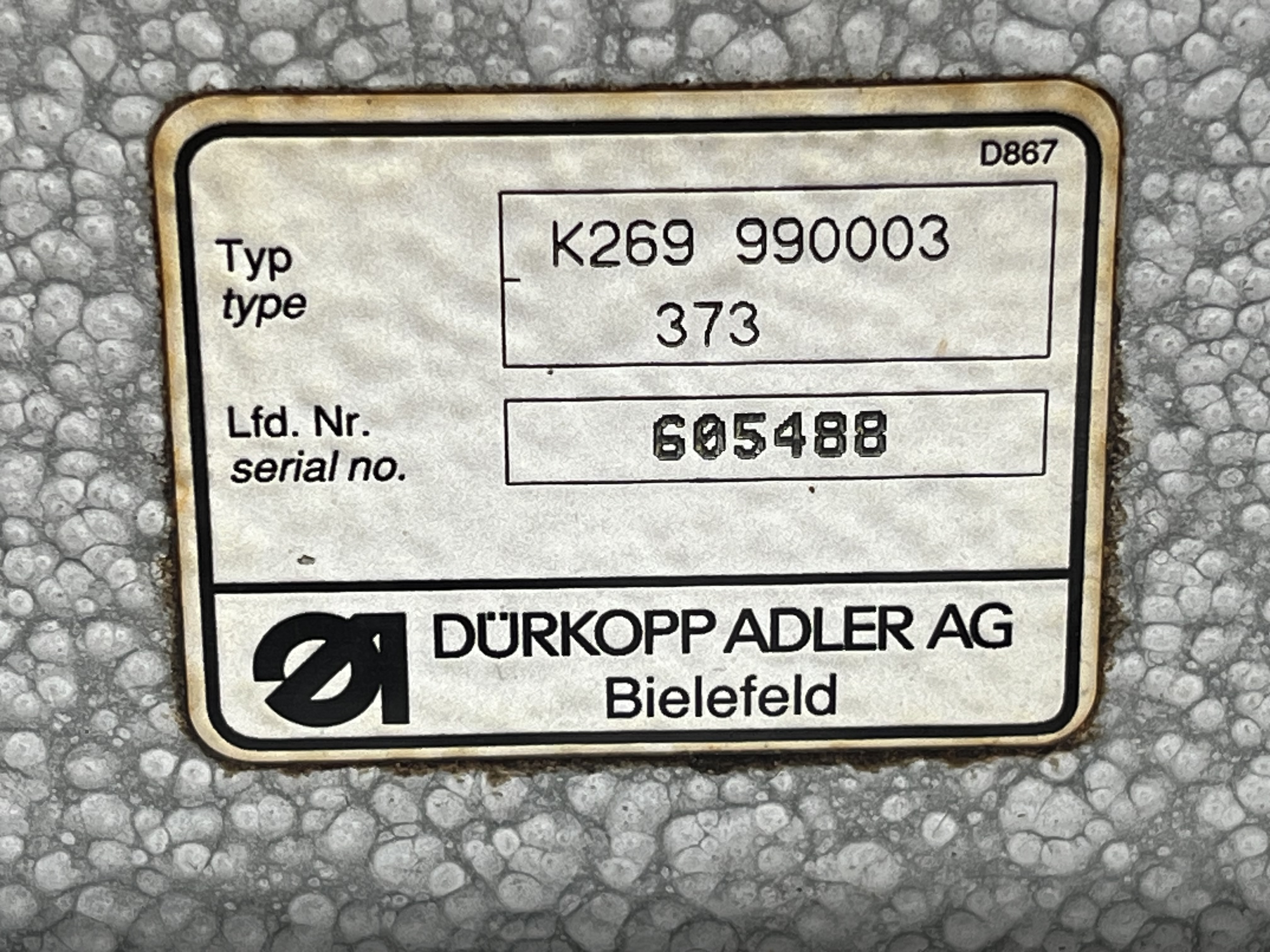 ADLER K269 - 373 triplice trasporto  in vendita - foto 13