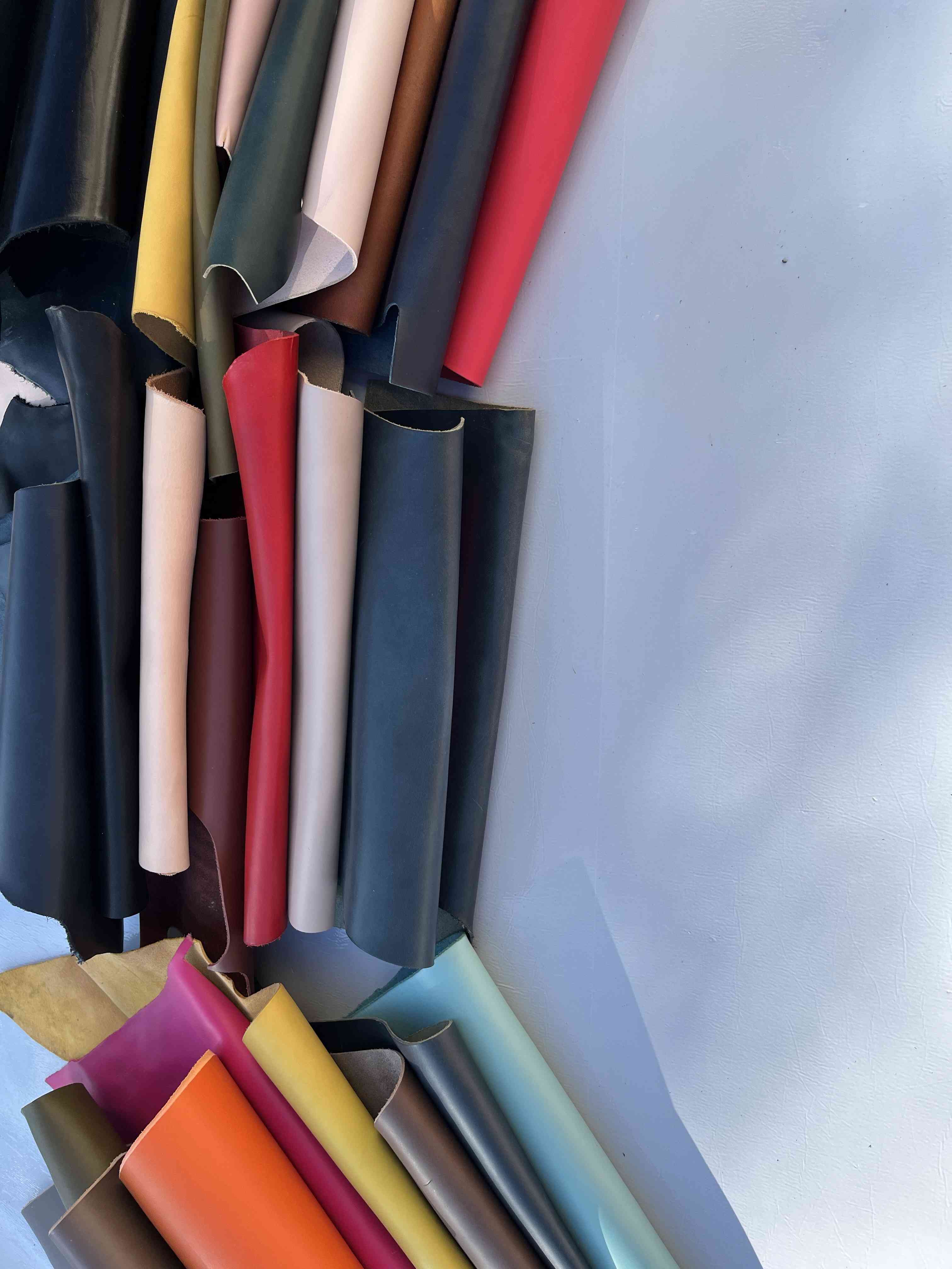 Scampolo ritagli e pezzami pelle a vegetale - KG. 500 in vendita - foto 6