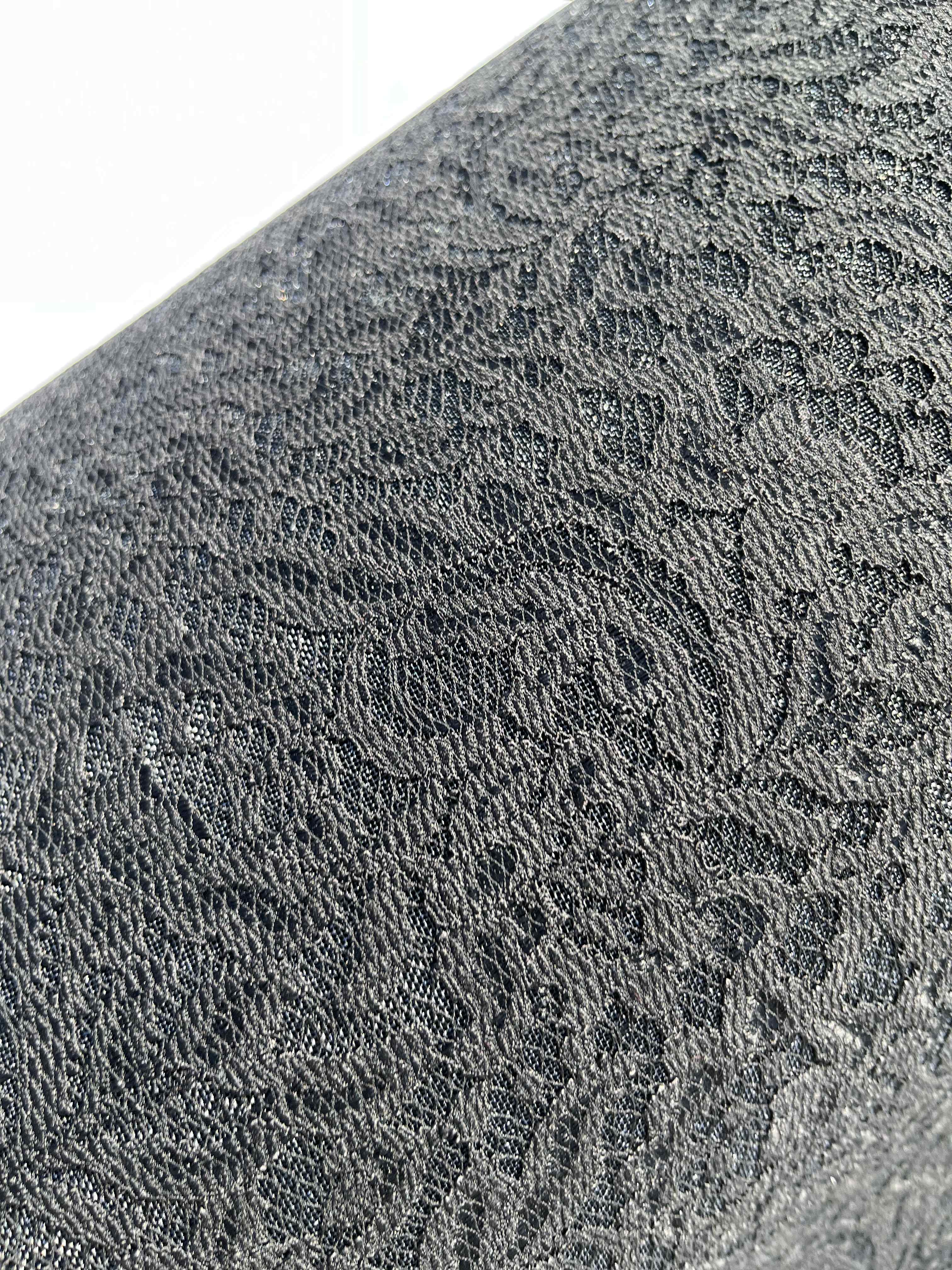 Stock pizzo sintetico nero  in vendita - foto 5