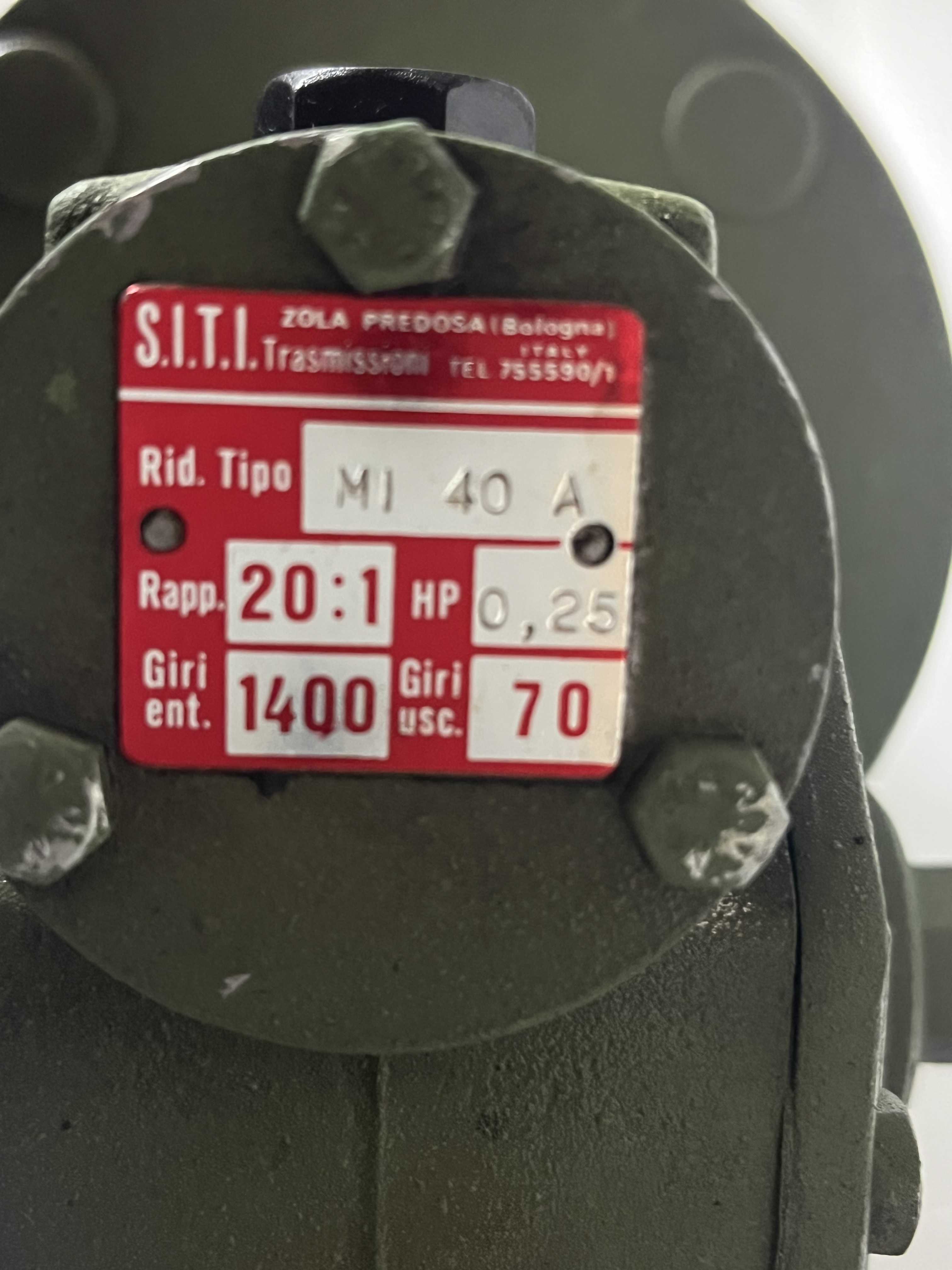 Motoriduttore HP 0,25 – 20:1 1400 giri in vendita - foto 2