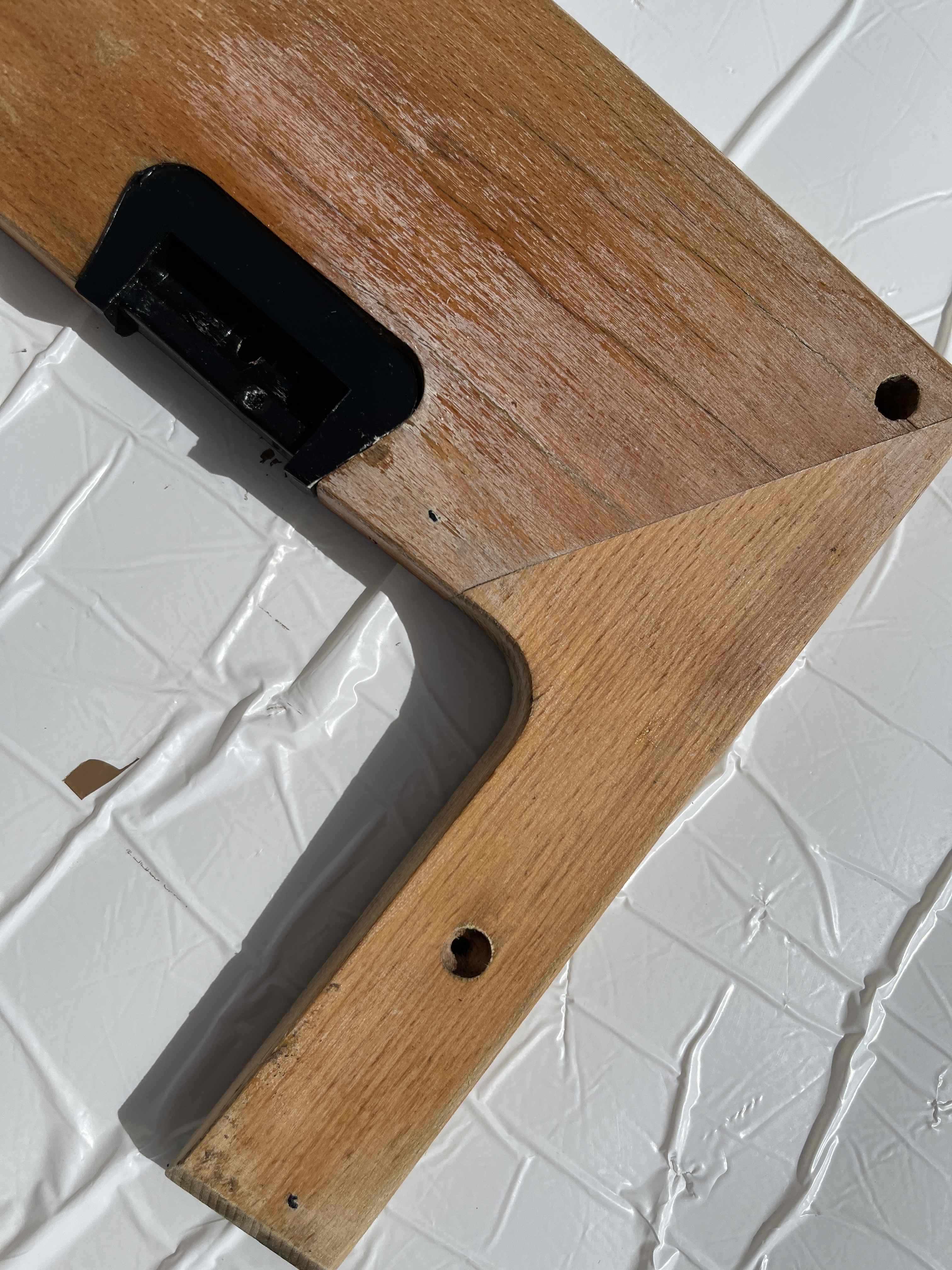 Supporto inclinato legno tavolo macchina colonna  in vendita - foto 6