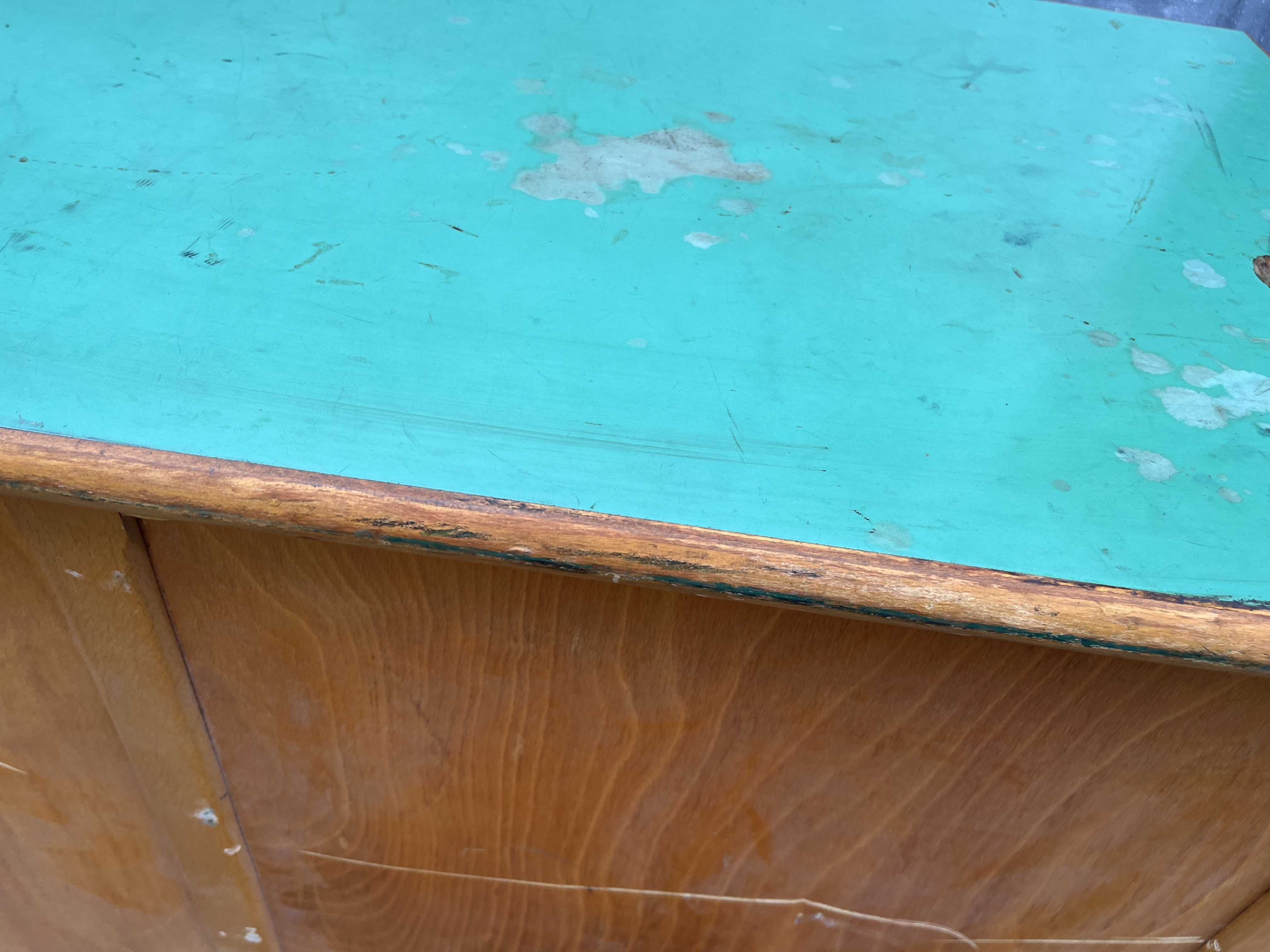 Scrivania ufficio legno vintage anni 60 in vendita - foto 11