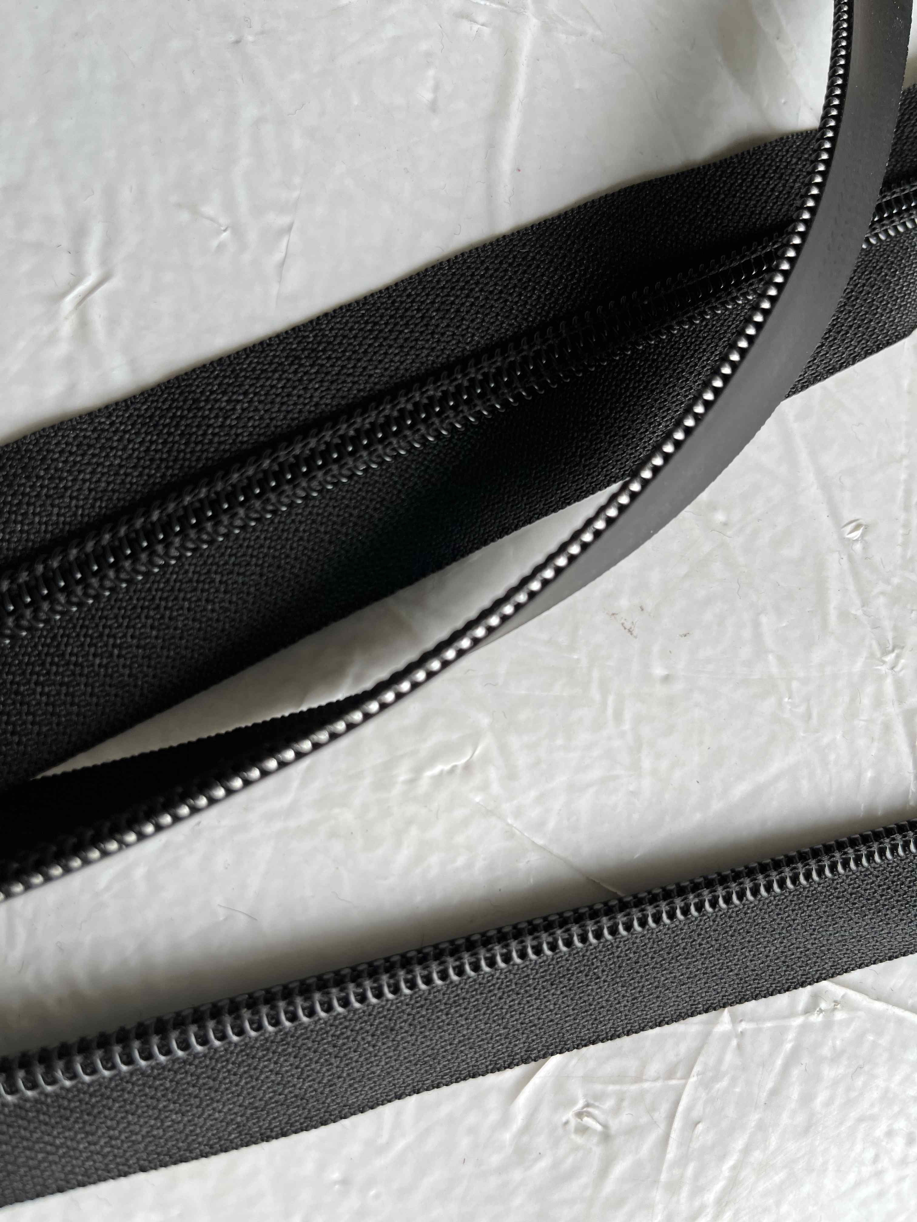 stock Cerniere lampo in metallo da 25 cm colore nero  in vendita - foto 7