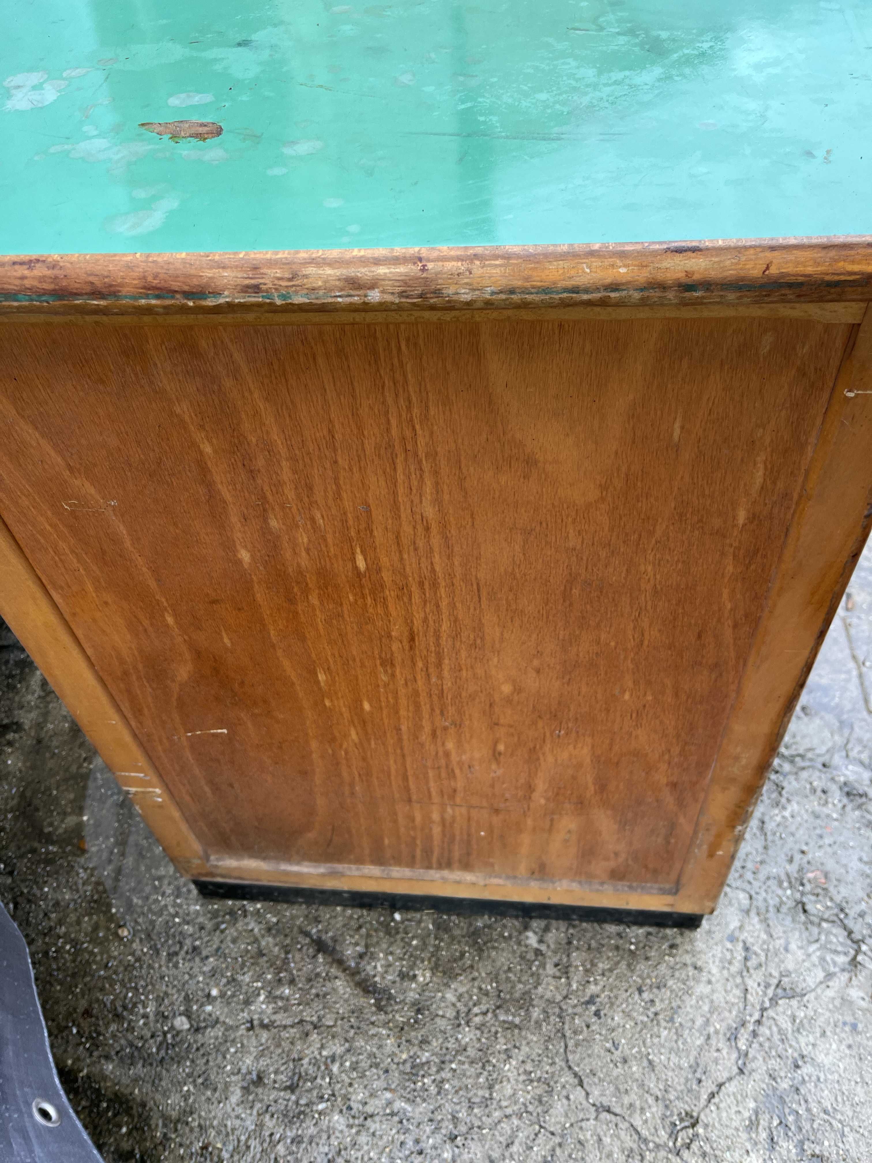 Scrivania ufficio legno vintage anni 60 in vendita - foto 2