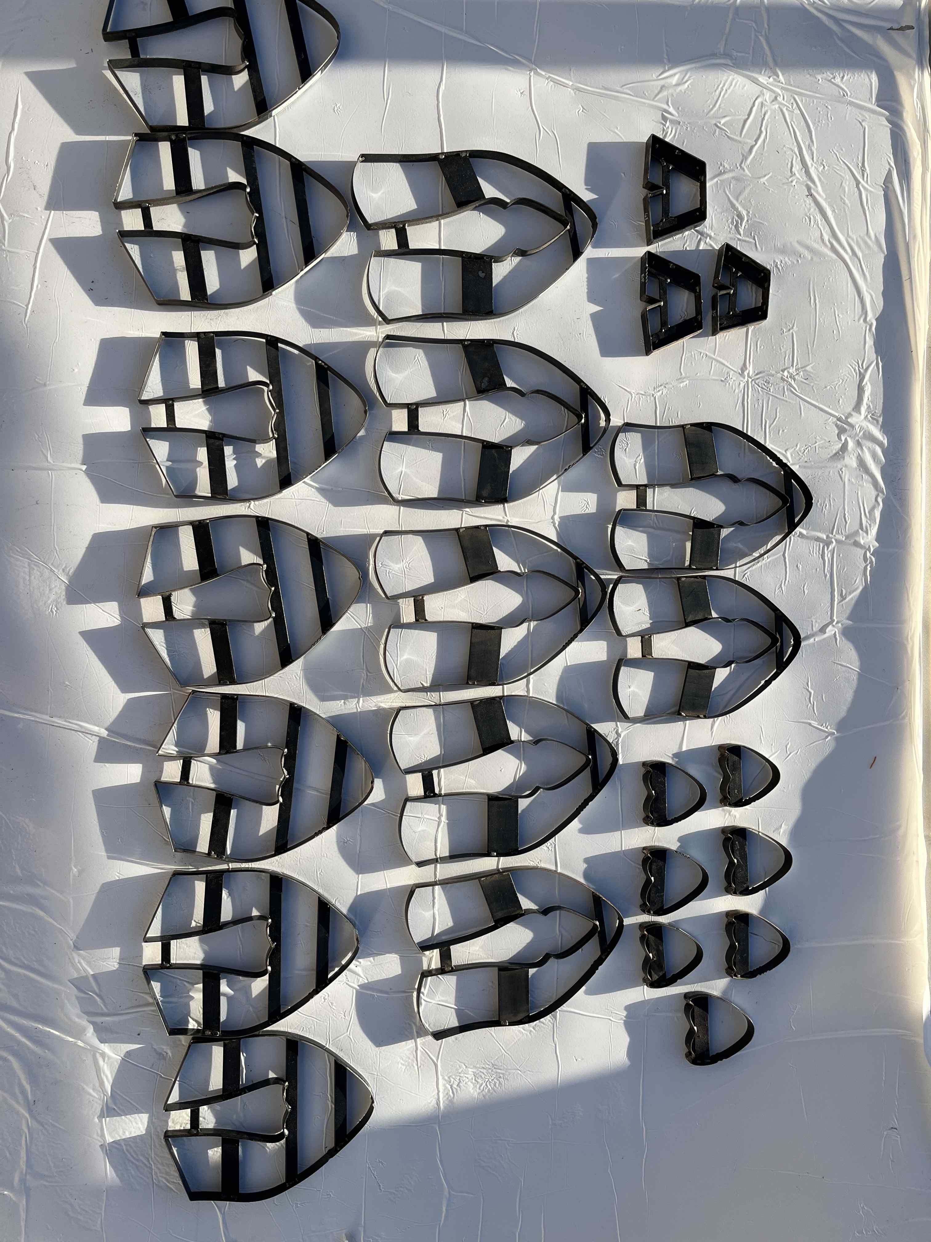 1701 Fustelle taglio tomaio ballerine donna  in vendita - foto 1