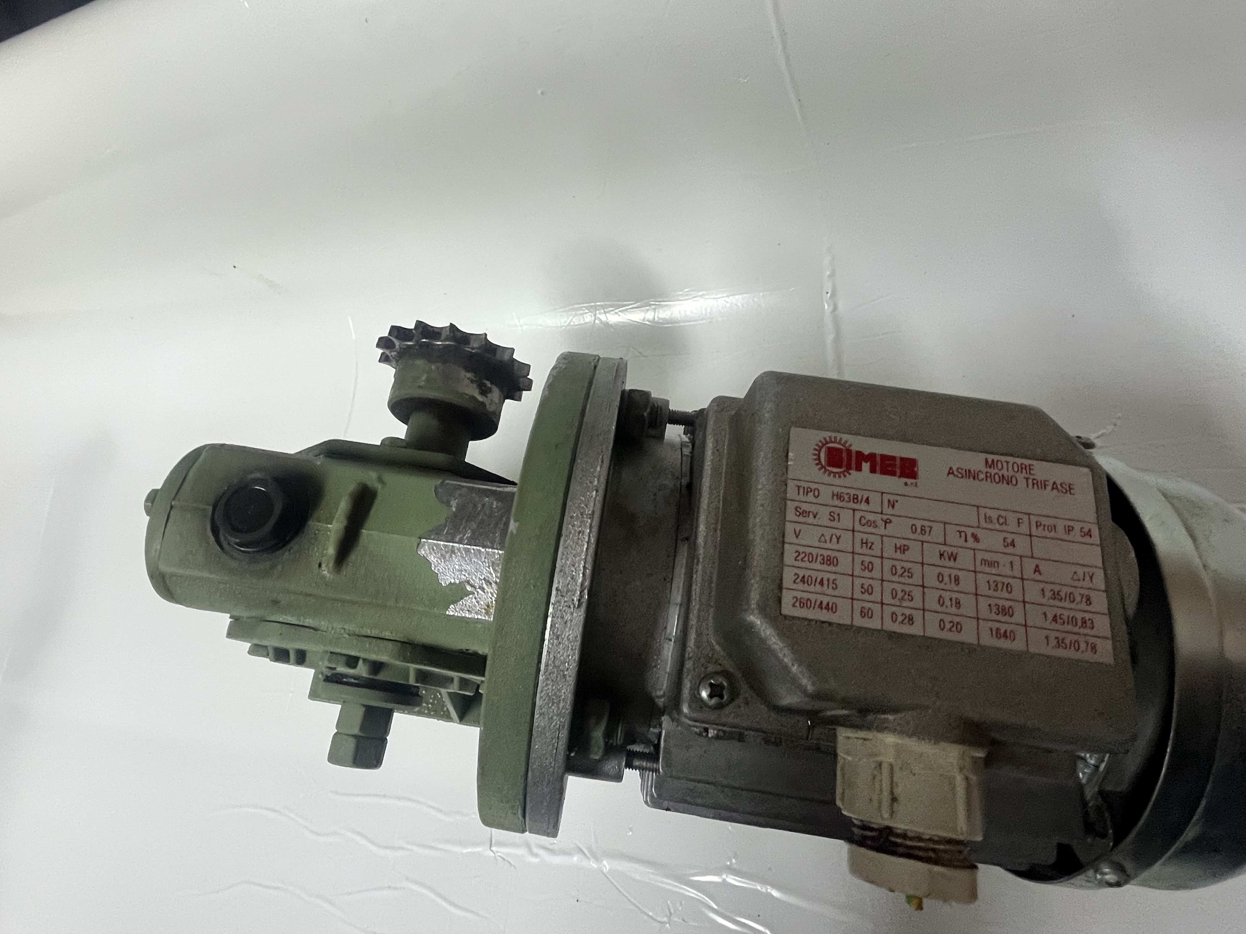 Motoriduttore HP 0,25 – 20:1 1400 giri in vendita - foto 8