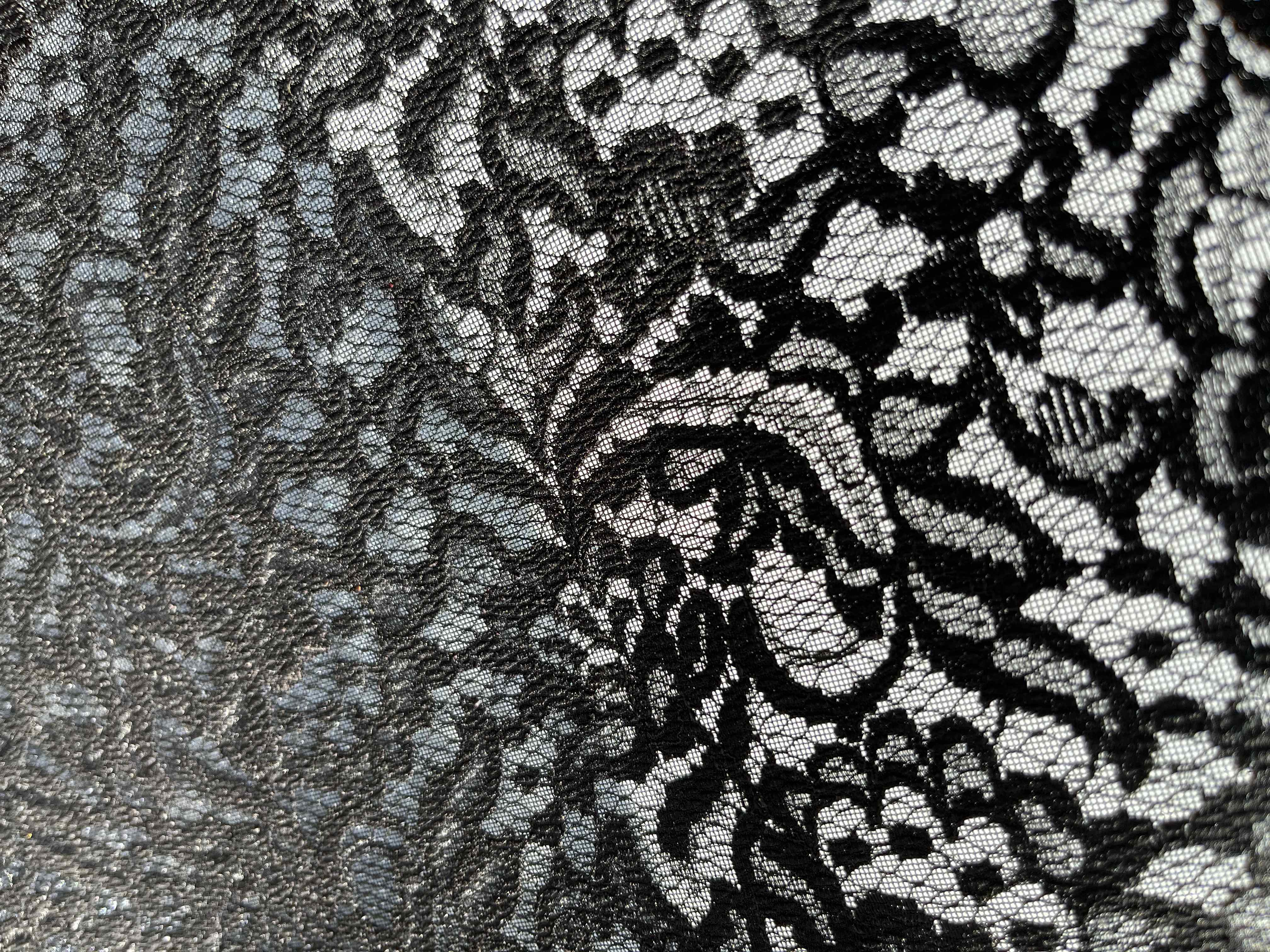 Stock pizzo sintetico nero  in vendita - foto 4