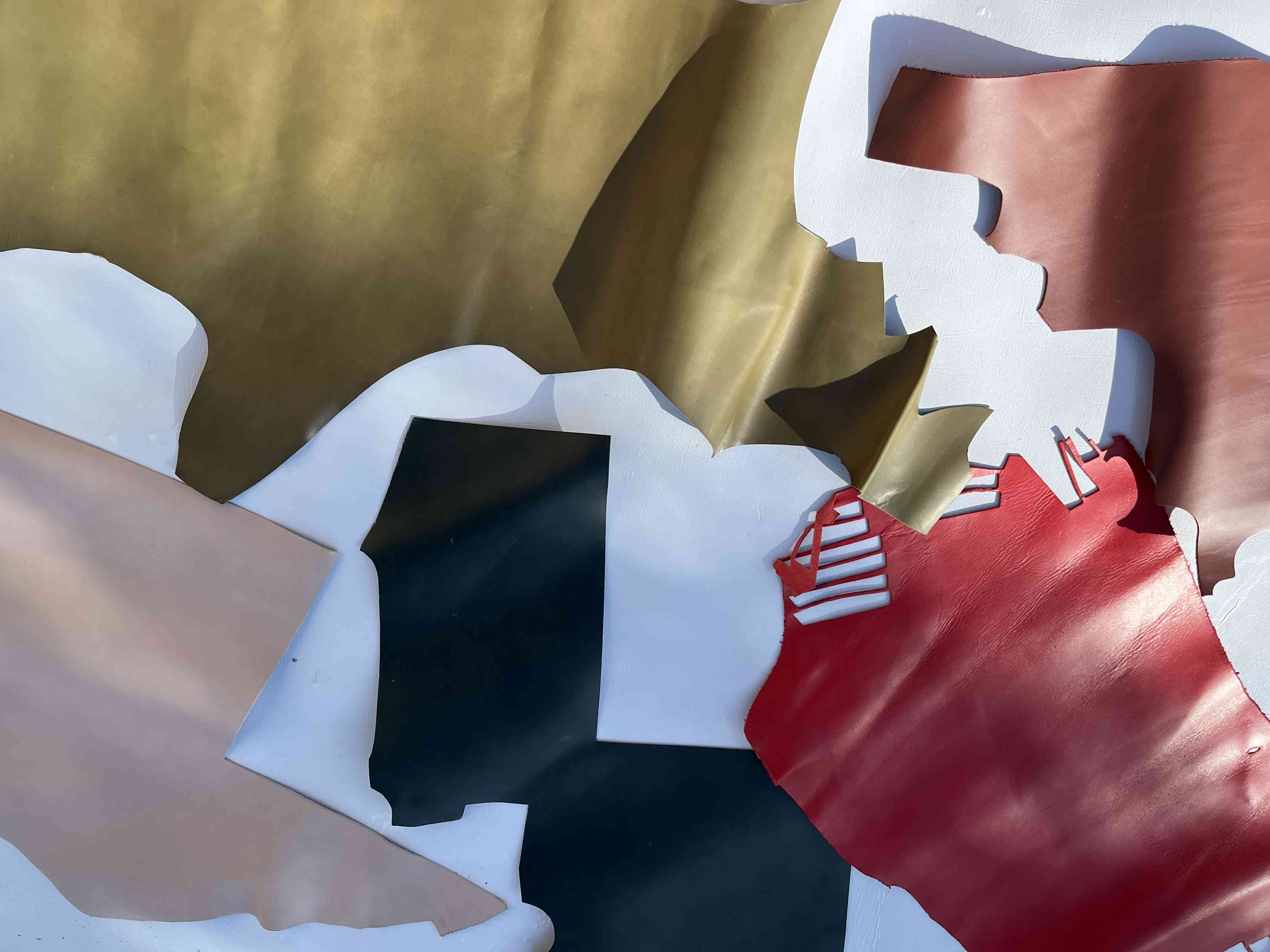 Scampolo ritagli e pezzami pelle a vegetale - KG. 500 in vendita - foto 5