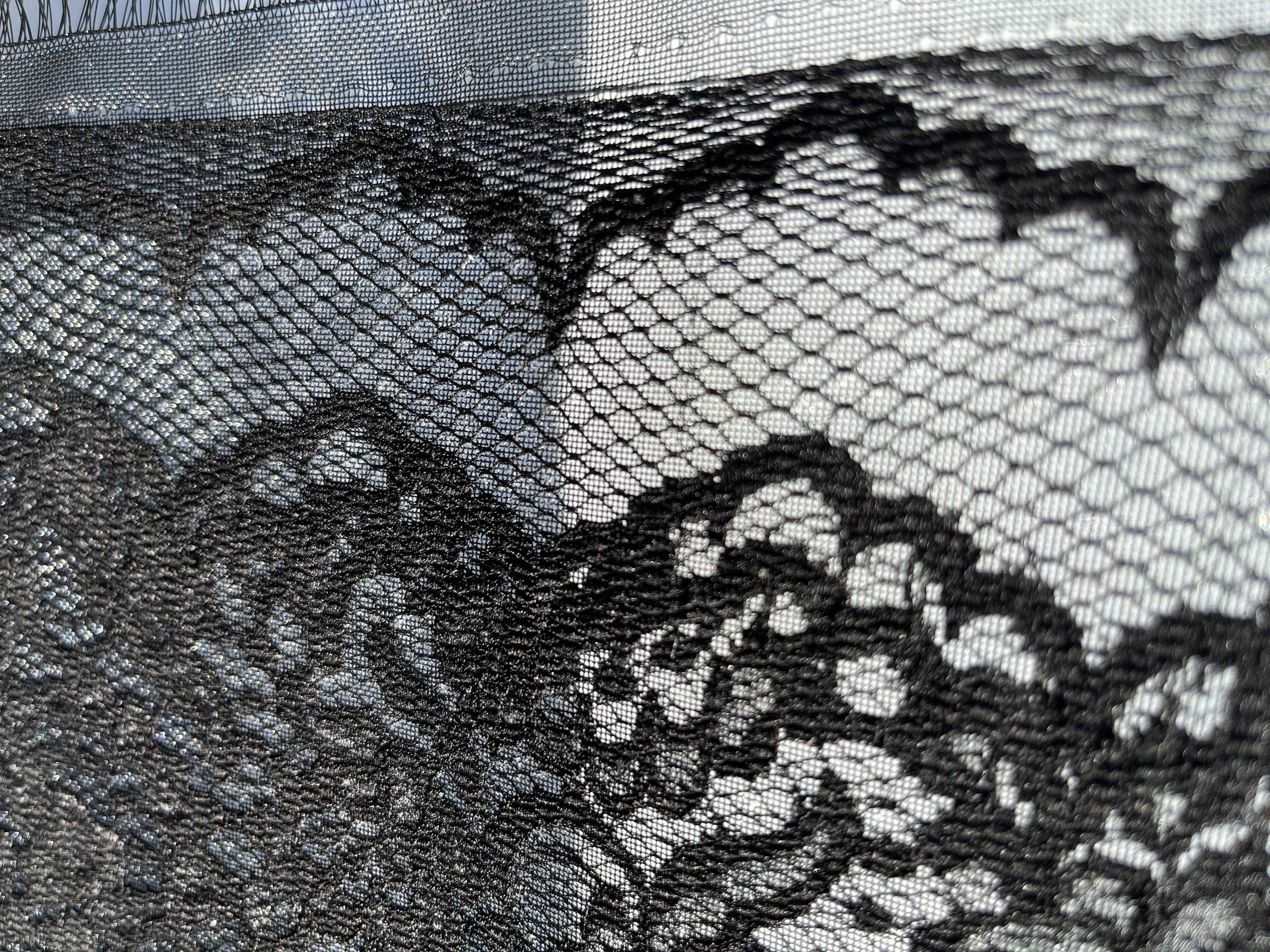 Stock pizzo sintetico nero  in vendita - foto 5