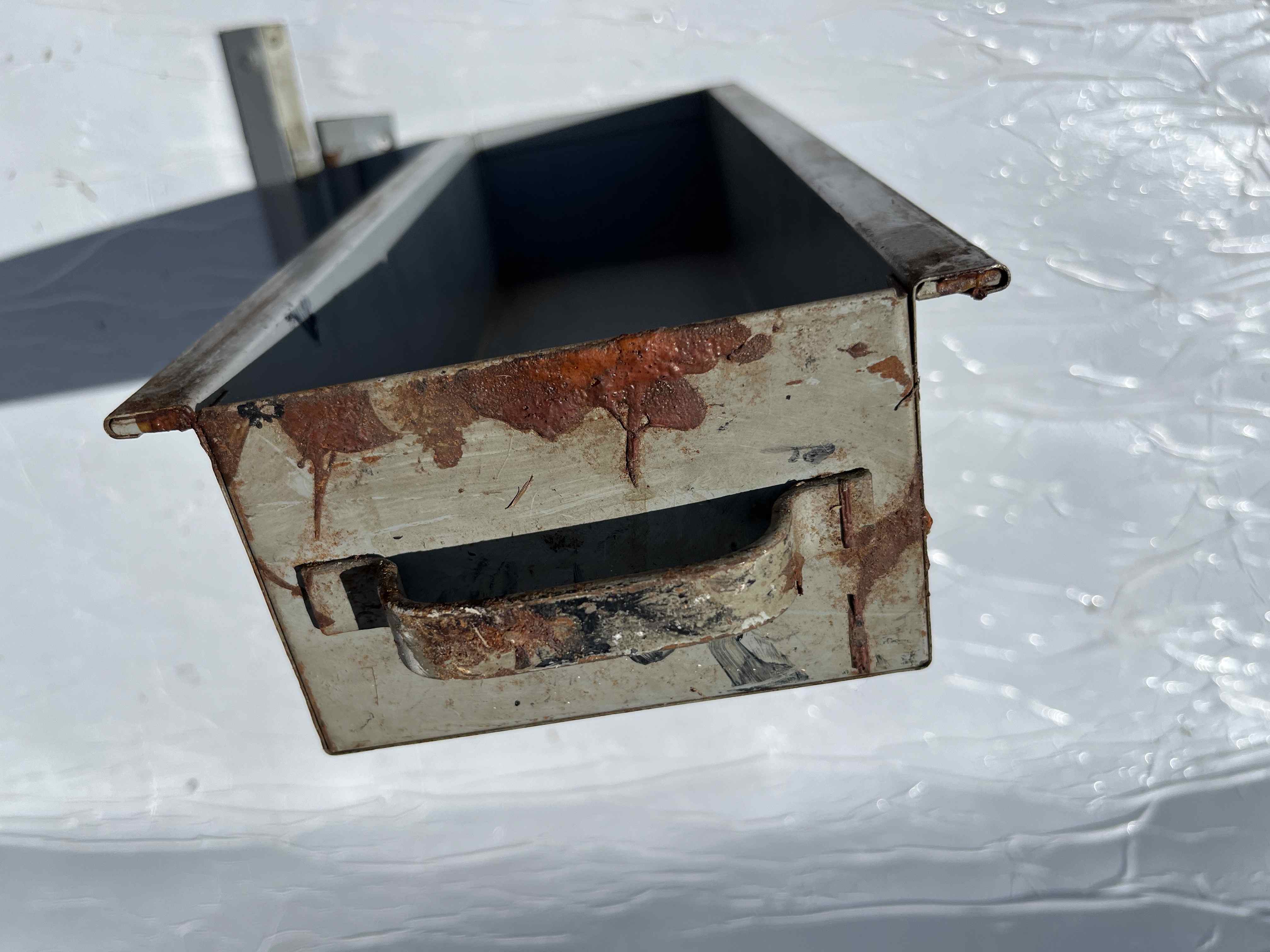 Cassetto da tavolo in ferro 40x13 completo di guide in vendita - foto 5