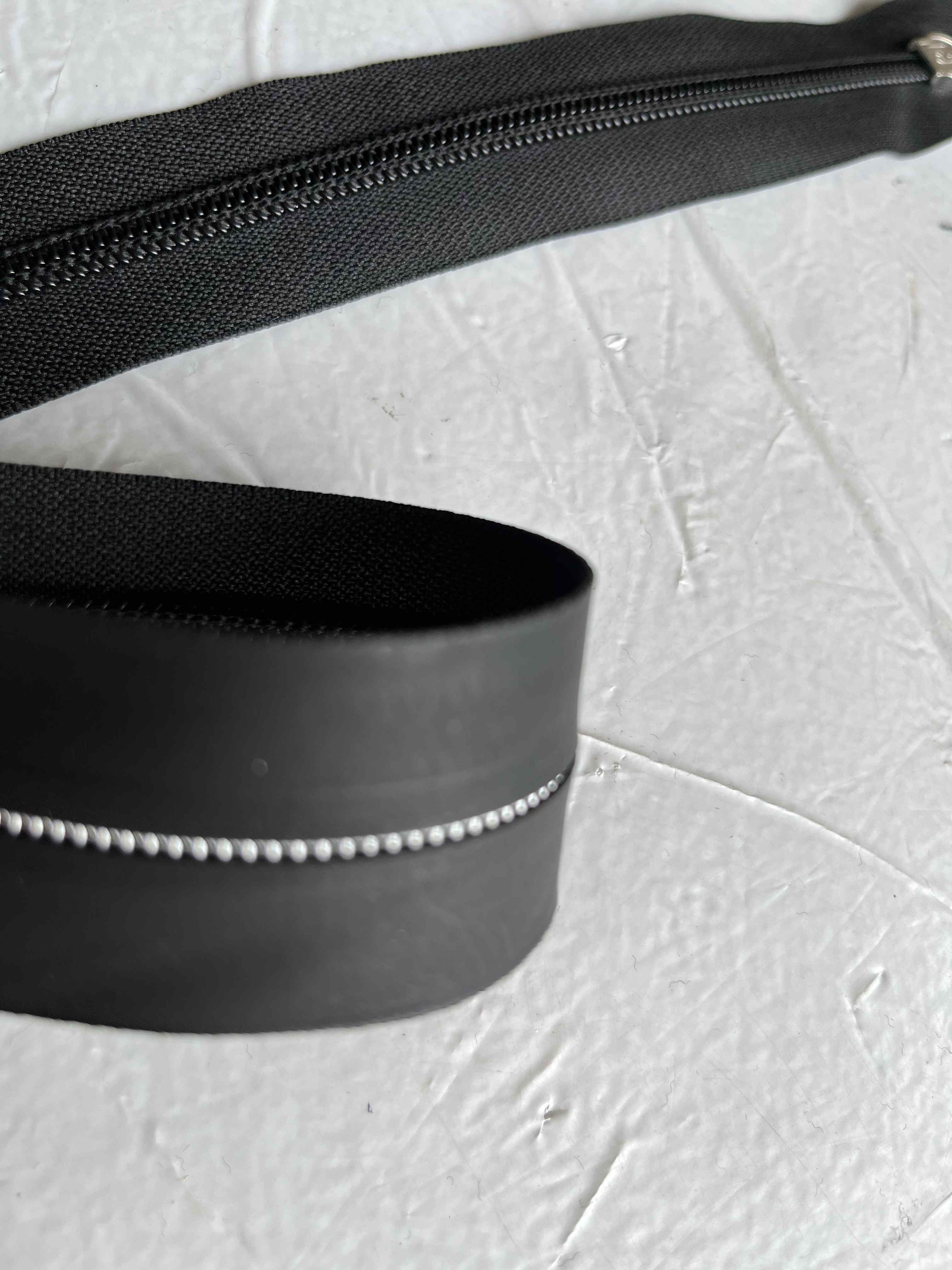 stock Cerniere lampo in metallo da 25 cm colore nero  in vendita - foto 13