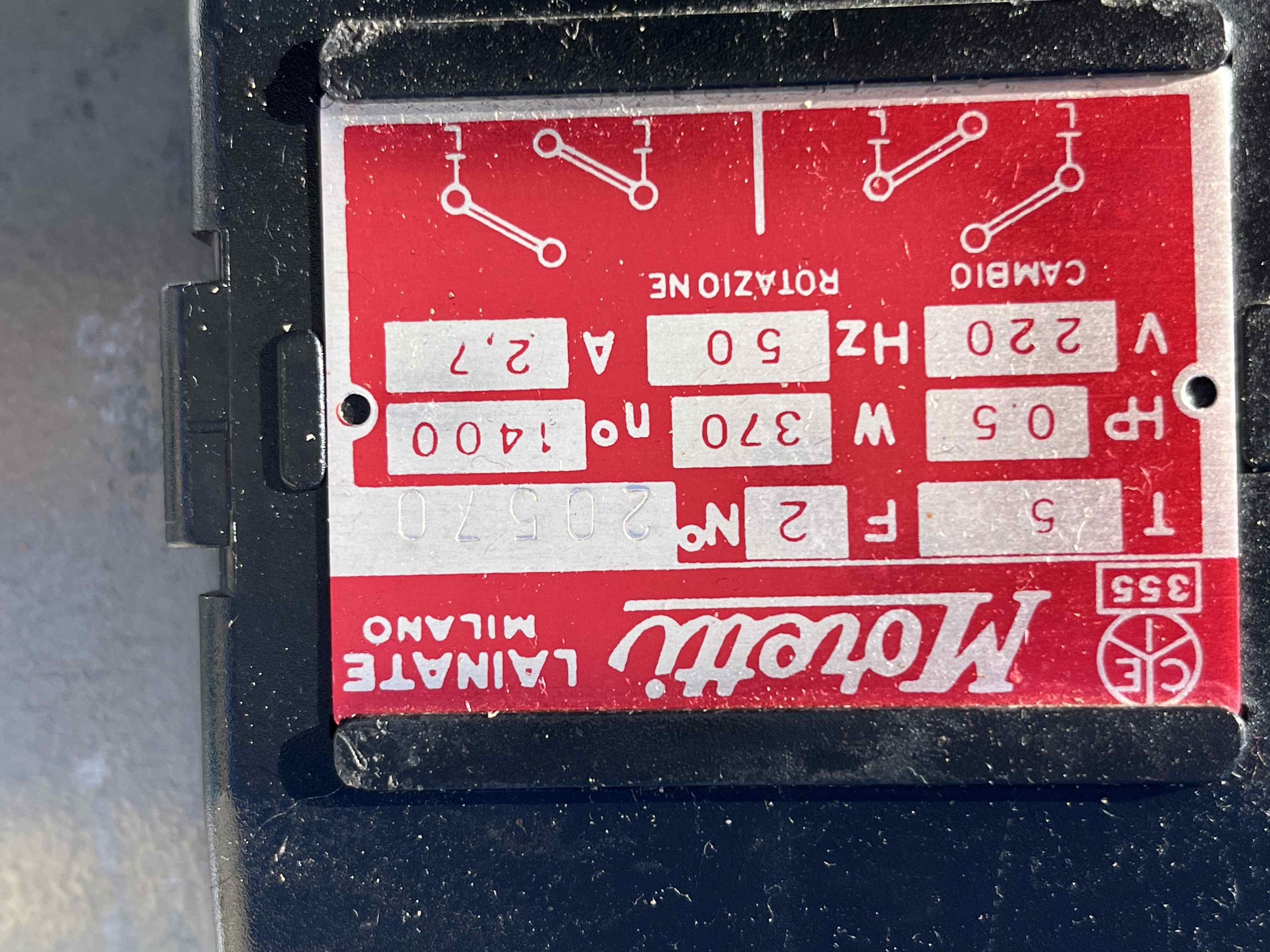 Moretti Motore macchina da Cucire monofase 1.400 giri in vendita - foto 11