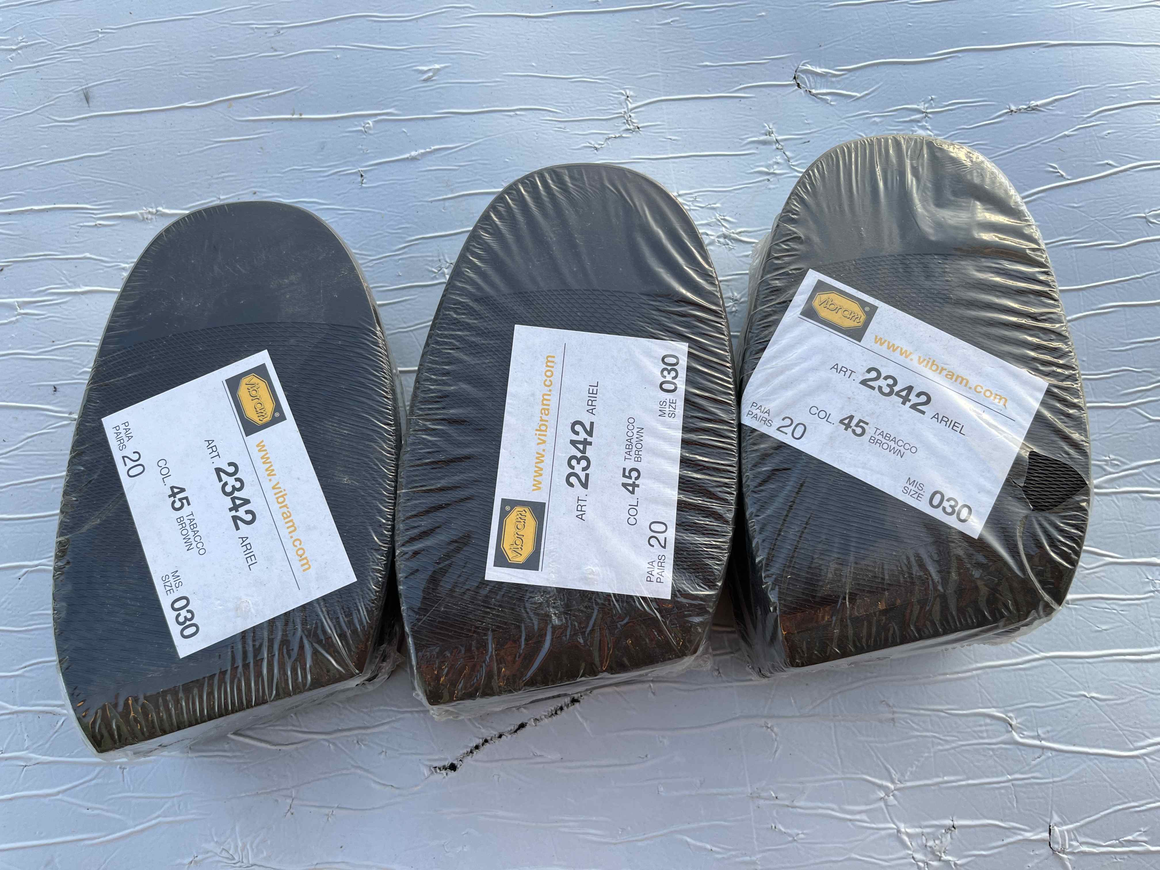 Stock Mezze suola in Gomma VIBRAM – PAIA 500  in vendita - foto 5