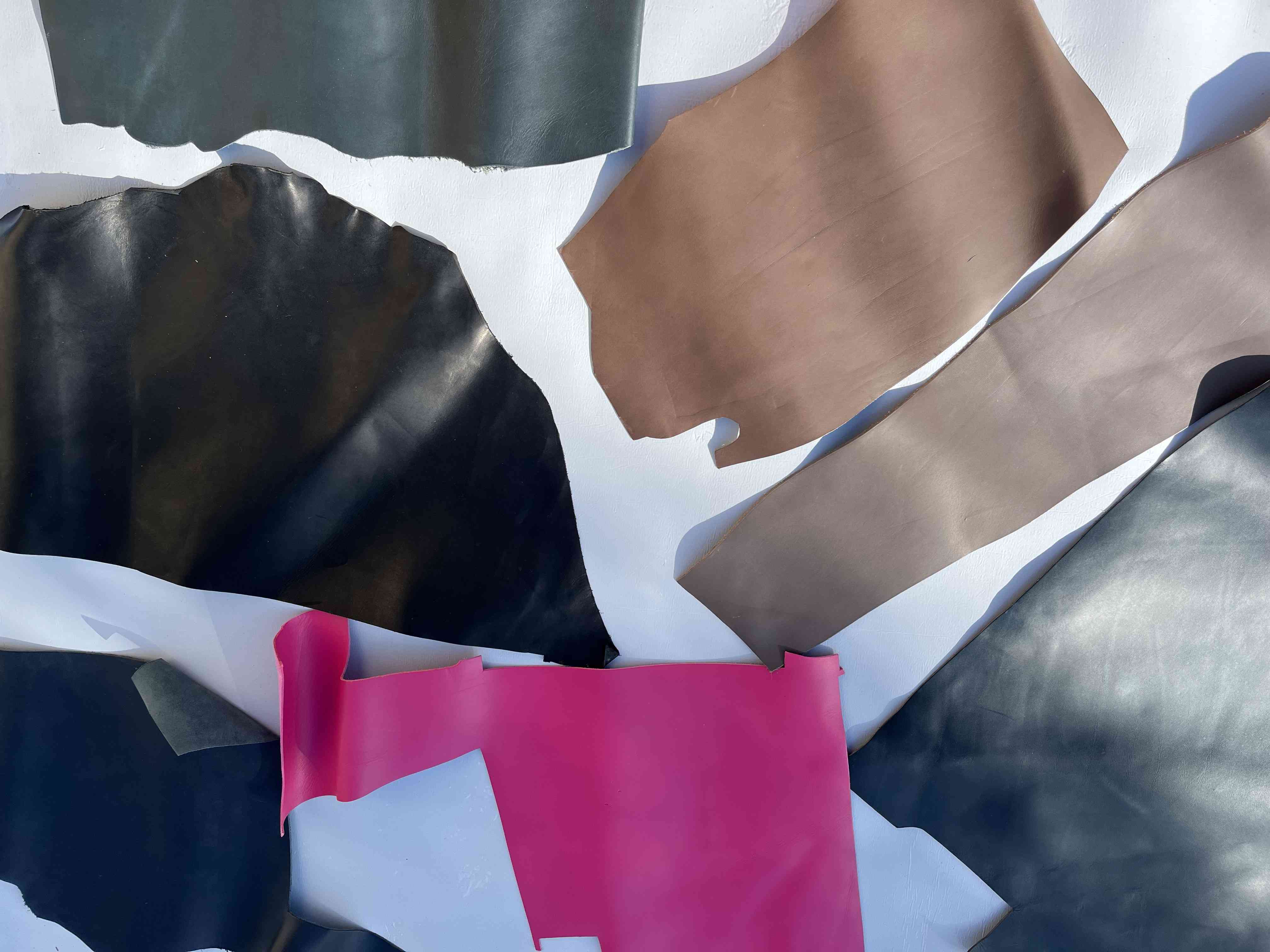 Scampolo ritagli e pezzami pelle a vegetale - KG. 500 in vendita - foto 7