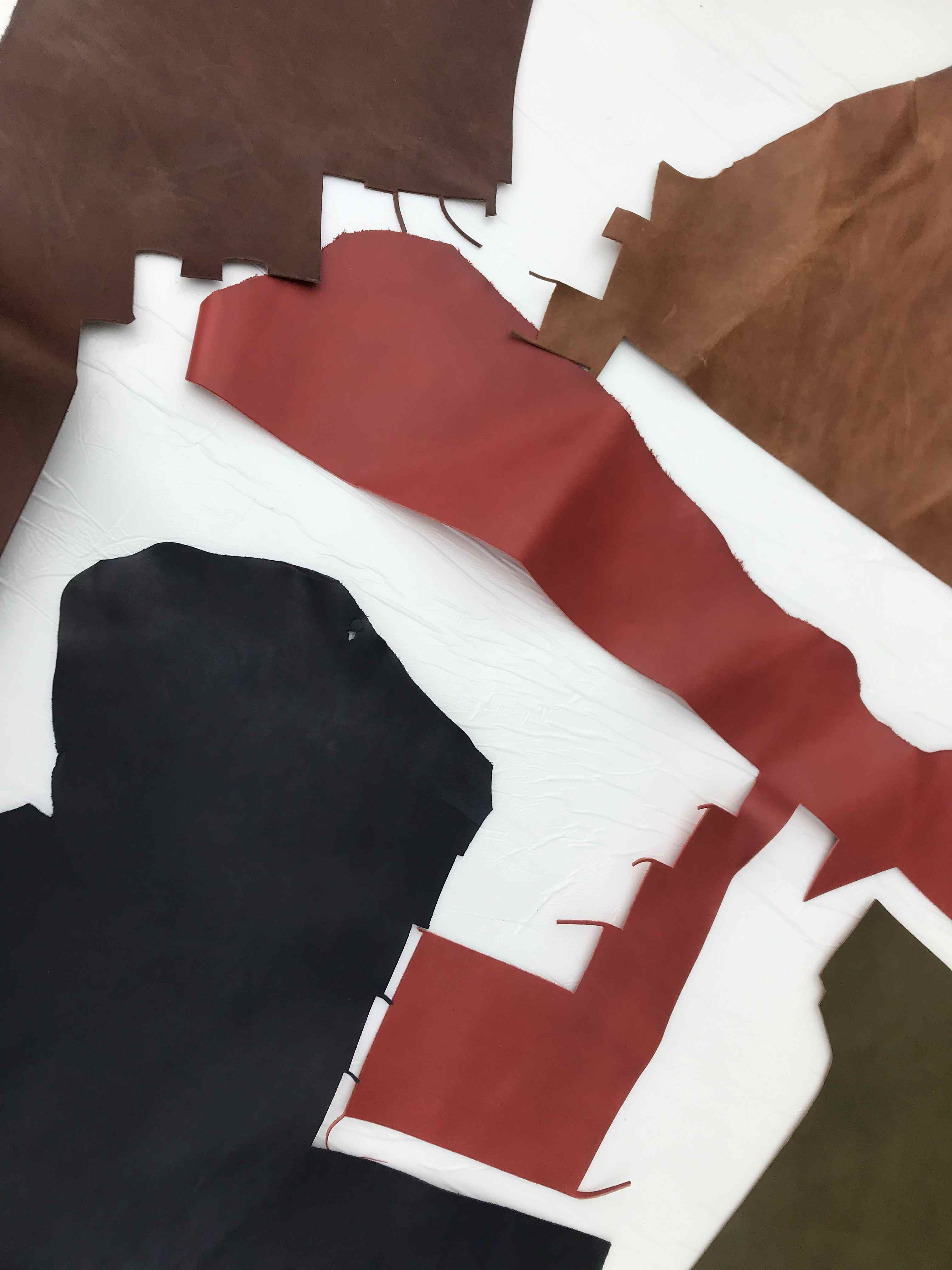 Scampolo ritagli e pezzami pelle a vegetale - KG. 500 in vendita - foto 11