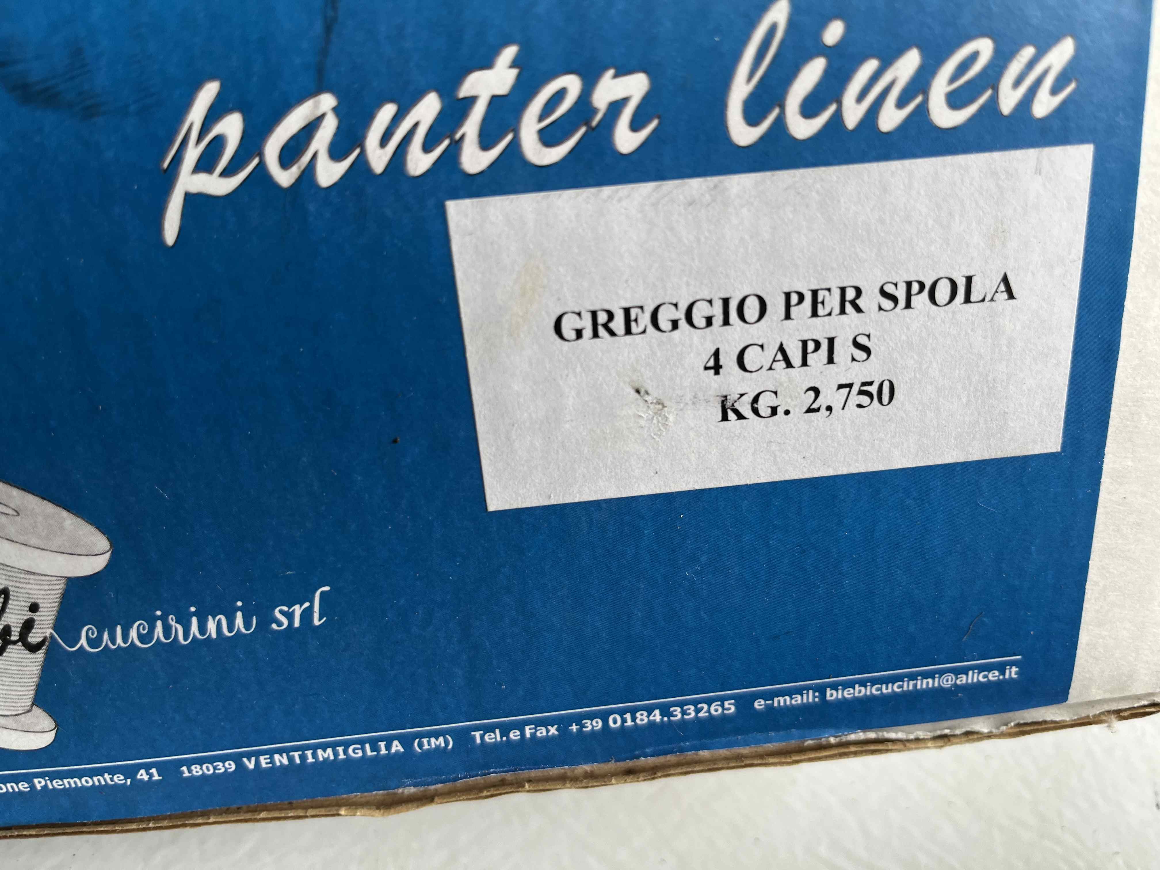 Filo per cucire greggio 100% lino in vendita - foto 3