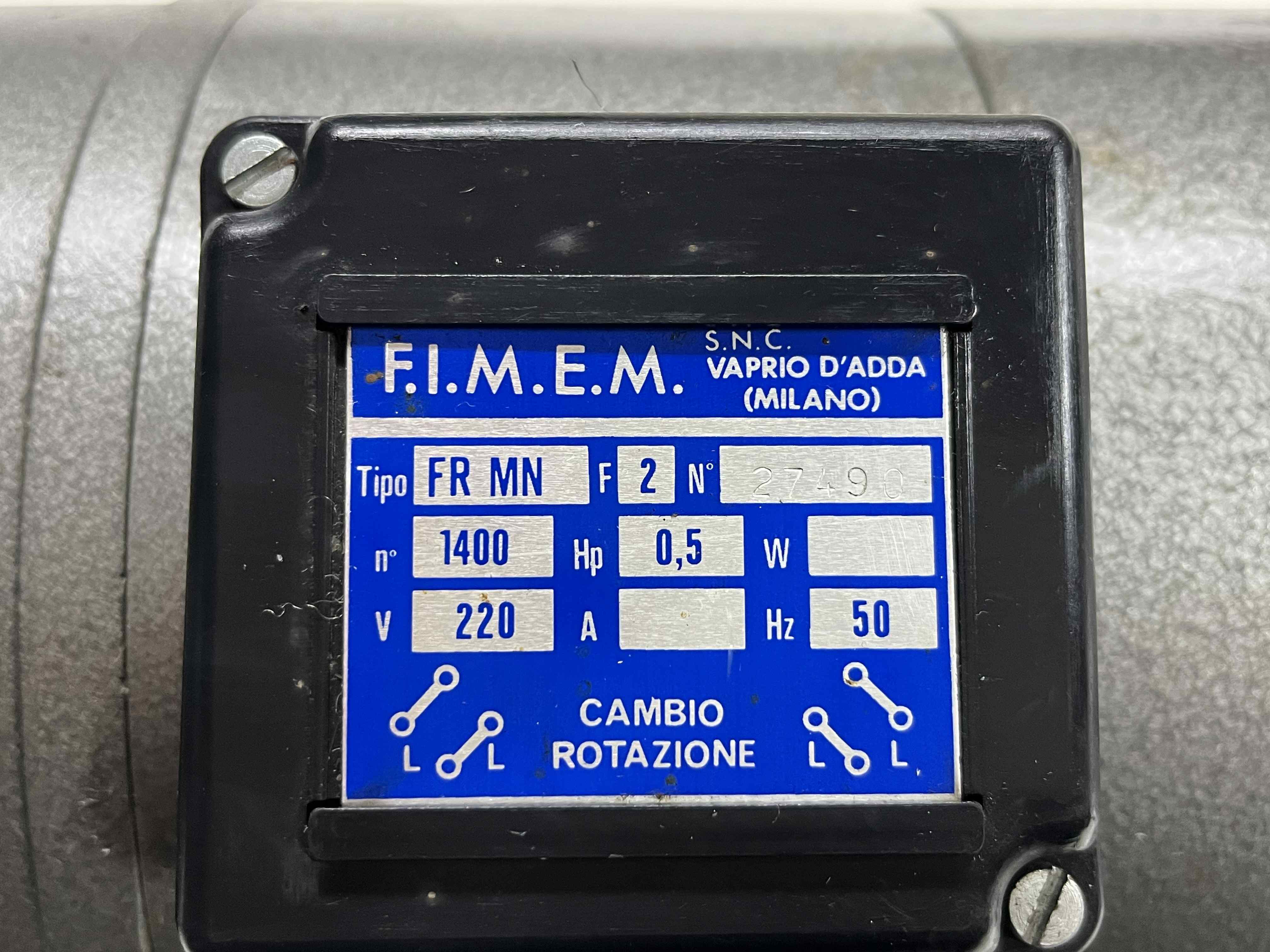 F.I.M.E.M Motore macchina da Cucire monofase 1400 Giri in vendita - foto 4