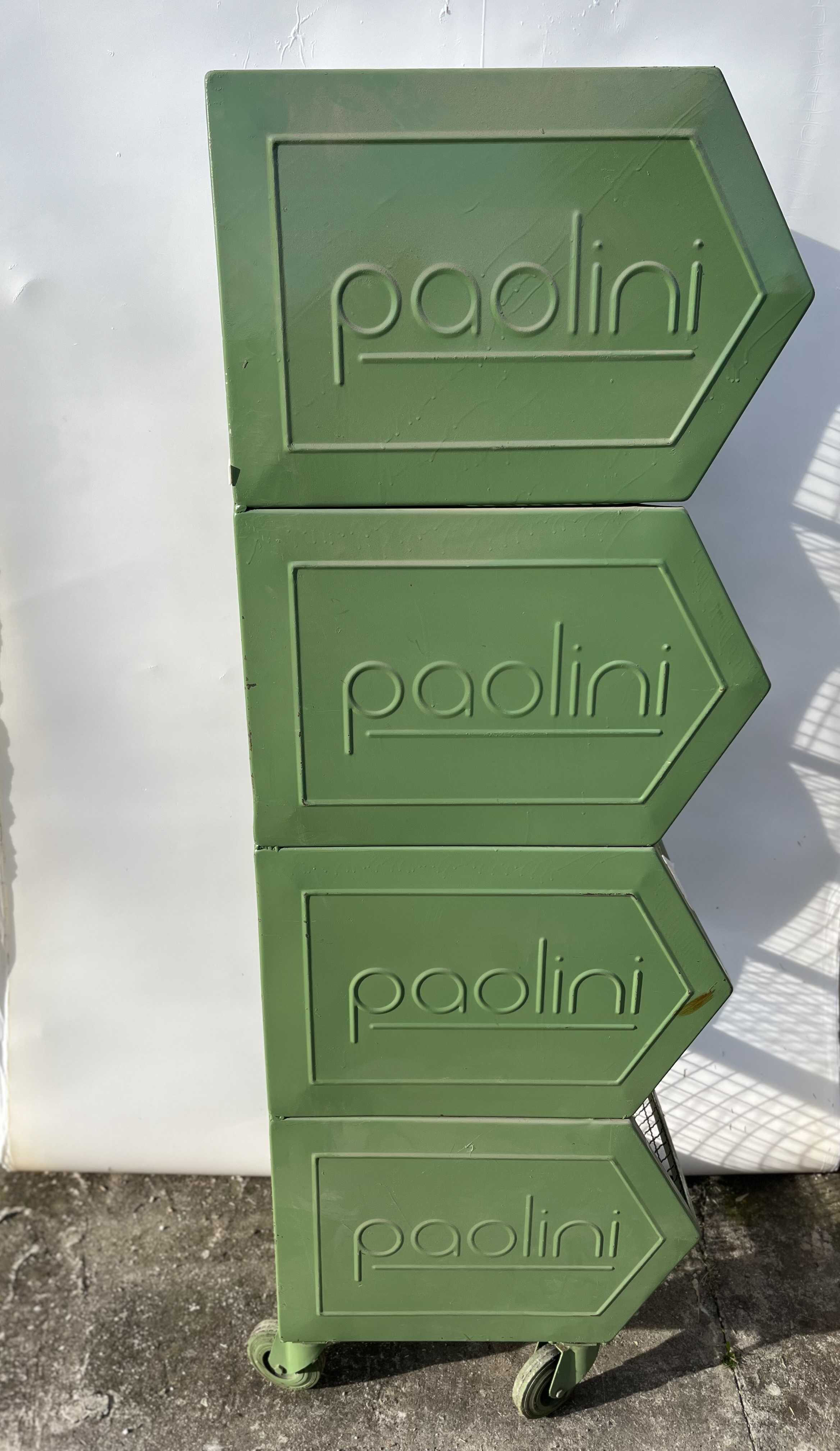 Scaffale porta forme calzaturifici idraulici con ruote in vendita - foto 6