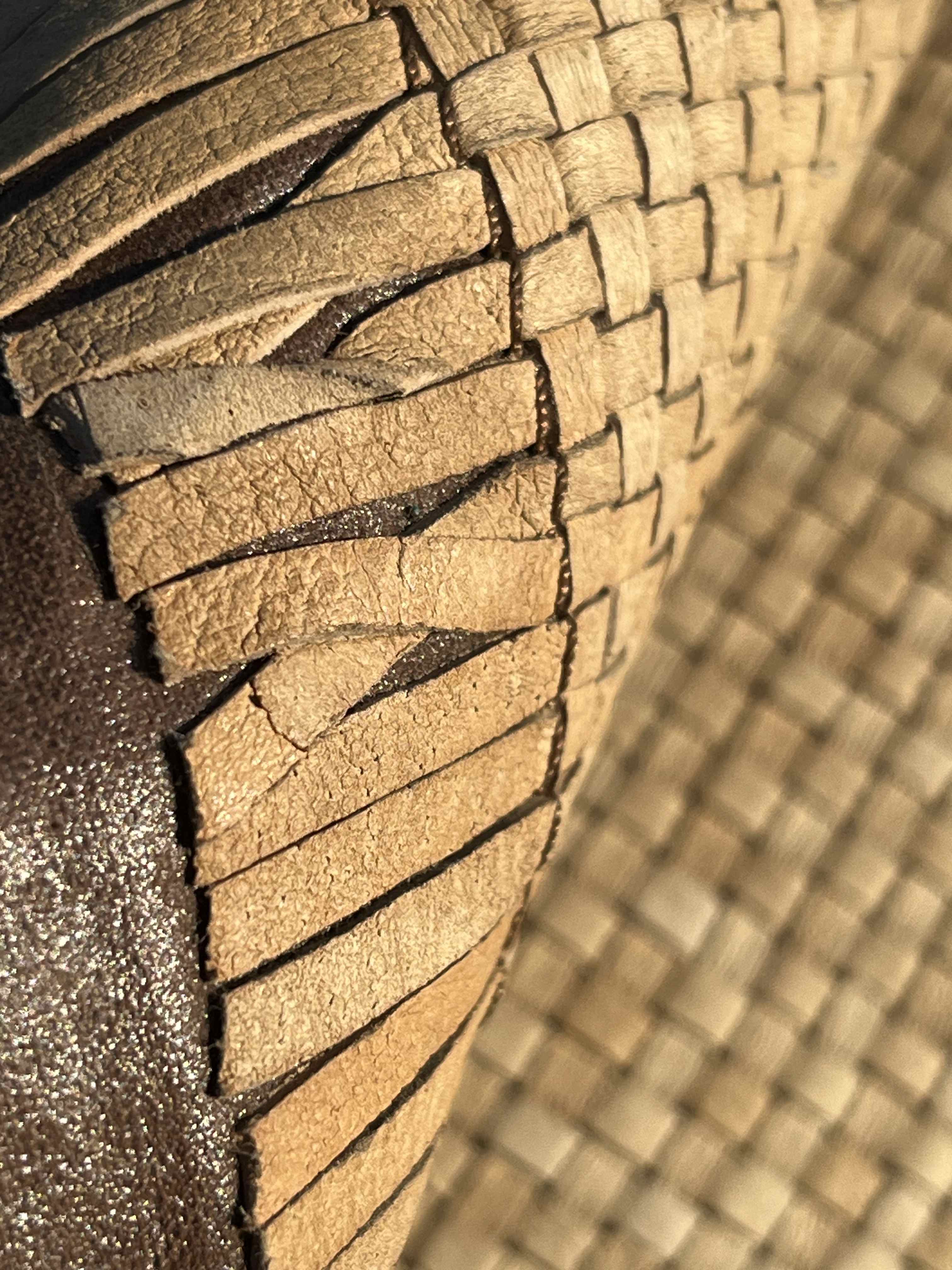 Intreccio in pelle naturale per Artigianato in vendita - foto 8