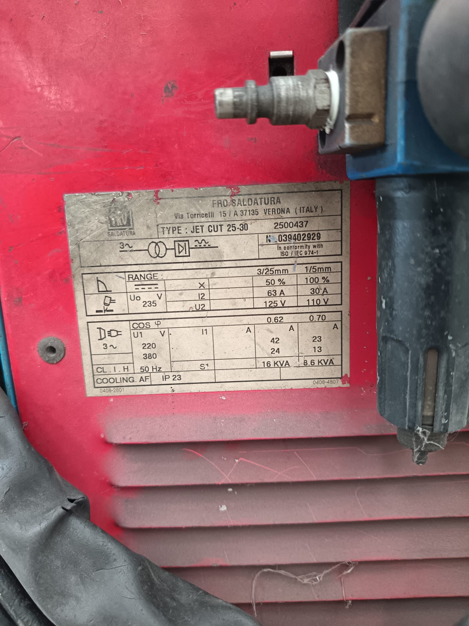 Taglio plasma JET CUT 25-30 in vendita - foto 2