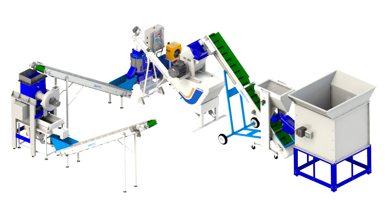 Impianto pellet PLT 400 completo in vendita - foto 7