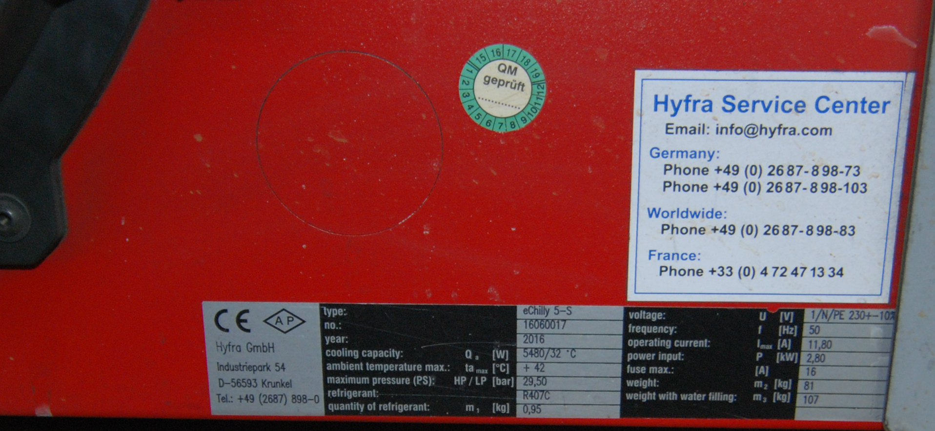 TROTEC SP500 200W 1.550H con aspiratore e chiller in vendita - foto 4