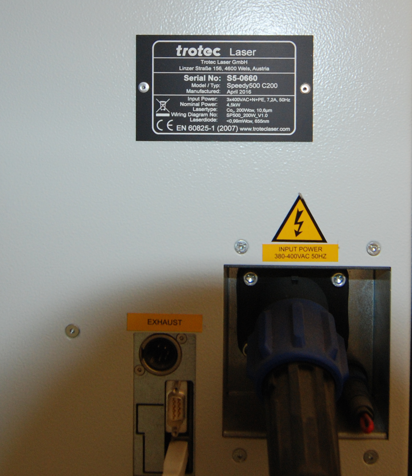 TROTEC SP500 200W 1.550H con aspiratore e chiller in vendita - foto 2