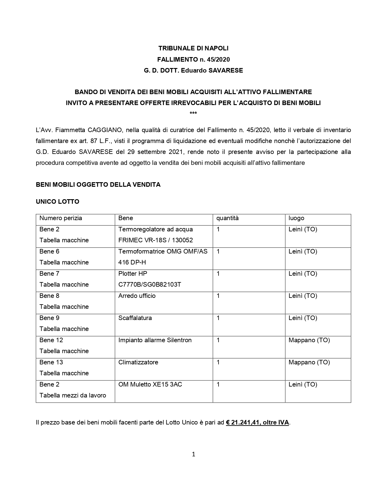 Termoformatrice e altri macchinari e beni in vendita - foto 7