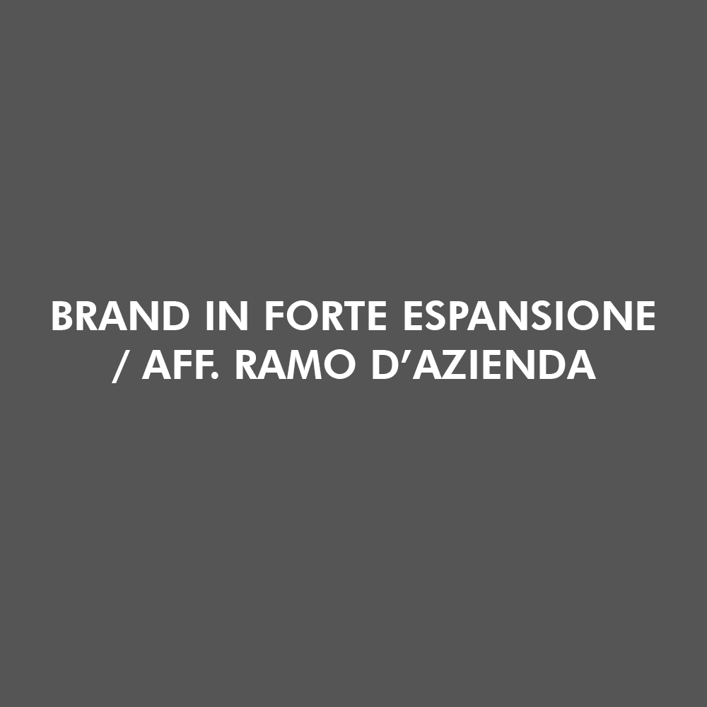 Brand in forte espansione / Aff. Ramo d'azienda in vendita - foto 1