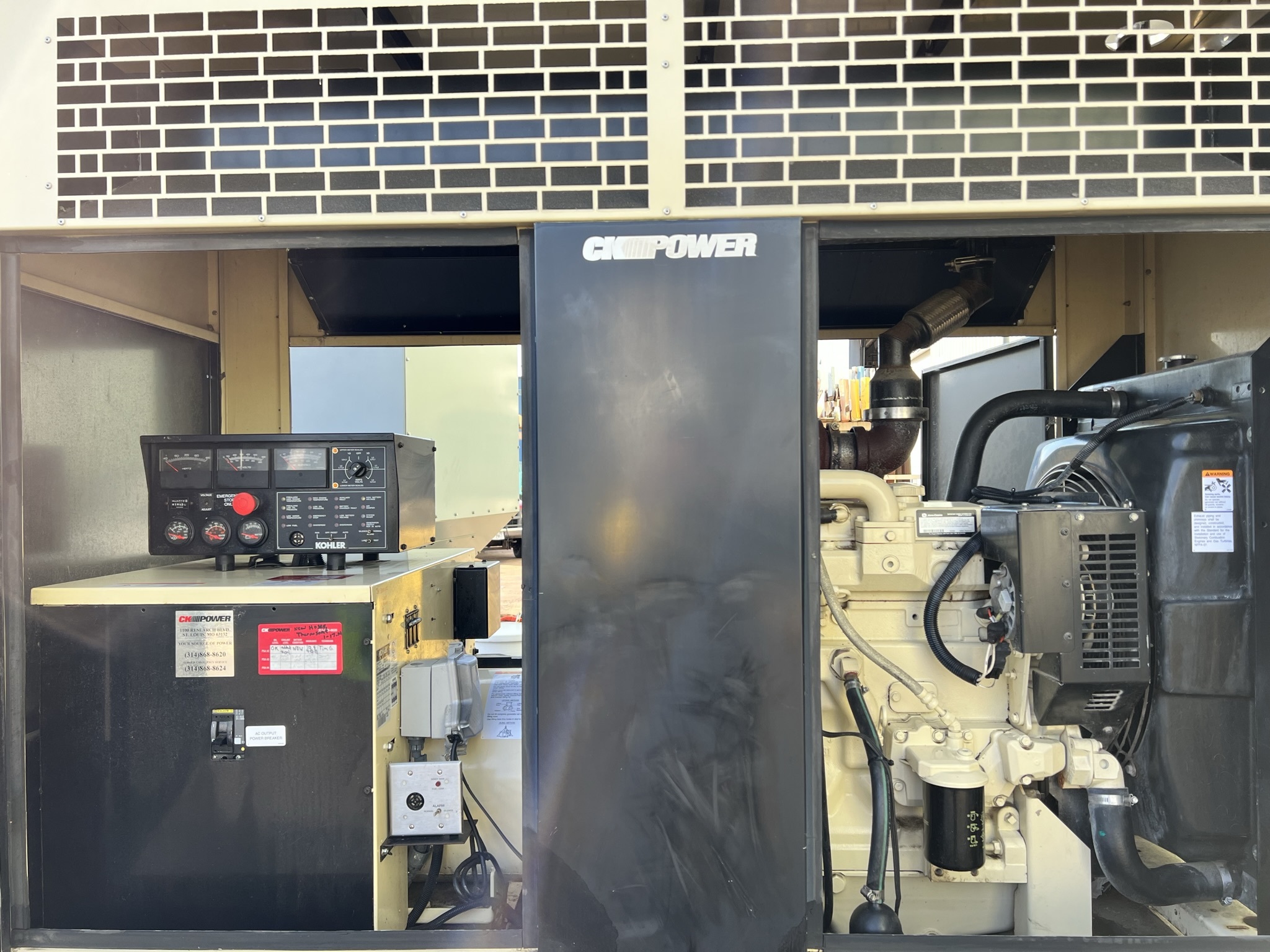 Gruppo elettrogeno diesel Kohler 55 kW in vendita - foto 4