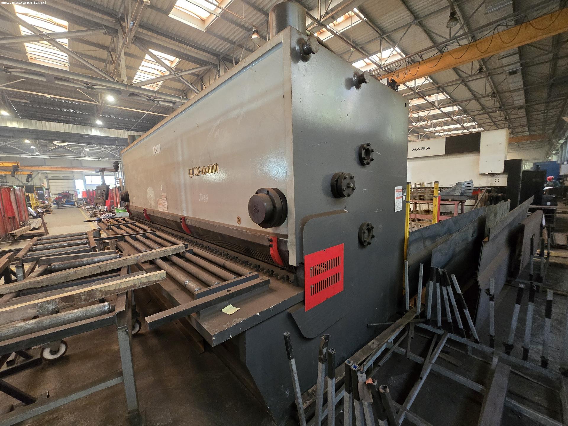  Cesoie a ghigliottina idrauliche QC11K 18x6000 in vendita - foto 2