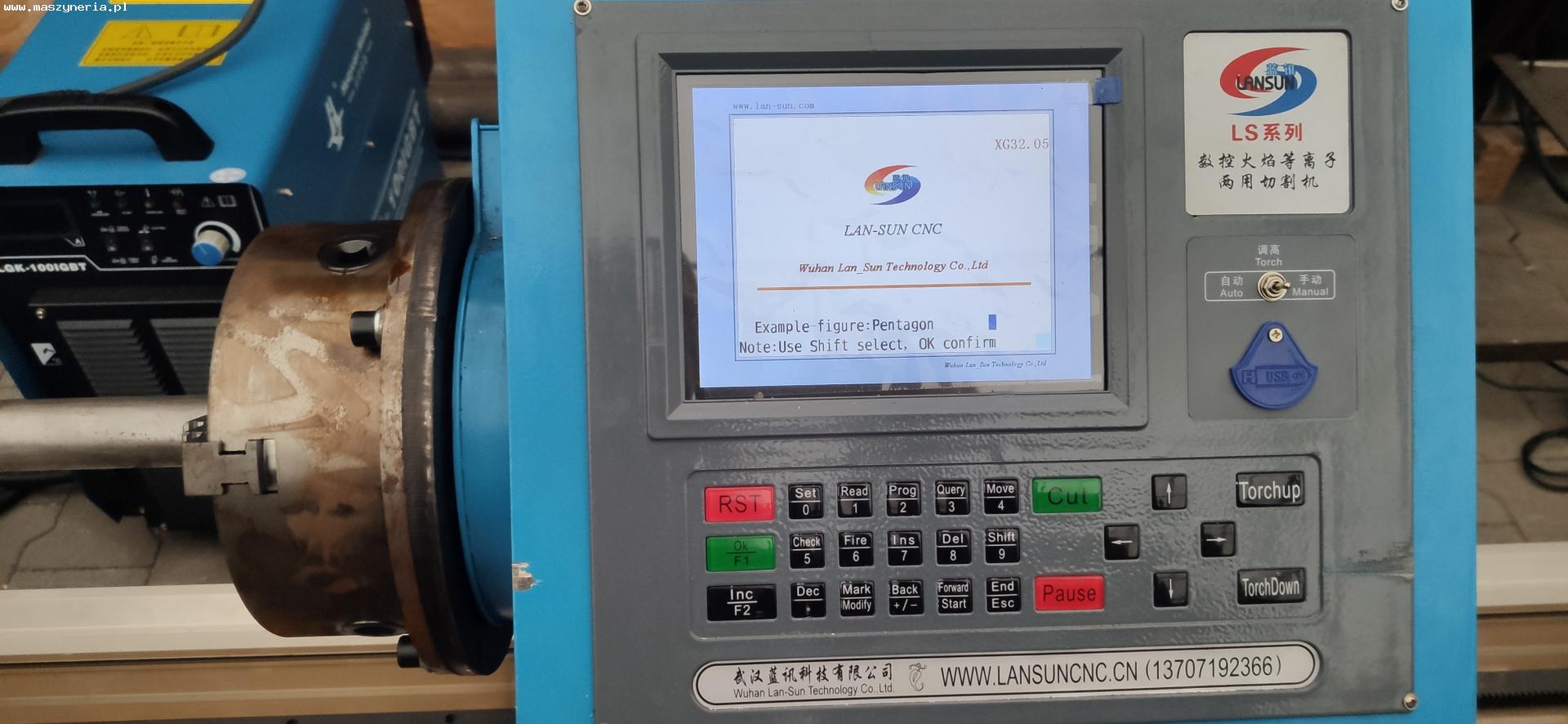 Macchina di taglio al plasma per tubi LANSUN CNC in vendita - foto 3