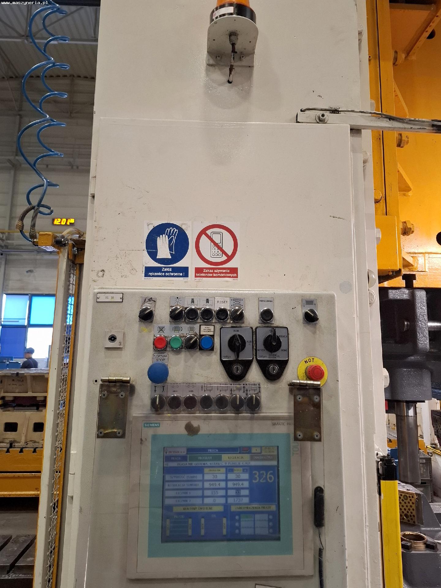 Pressa meccanica NIDEC ARISA S-2-500-240-120-FD in vendita - foto 6