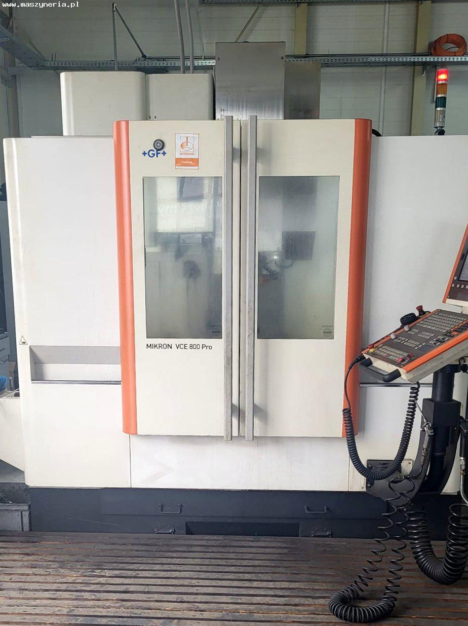 Centro di lavoro verticale CNC MIKRON VCE 800 PRO in vendita - foto 1