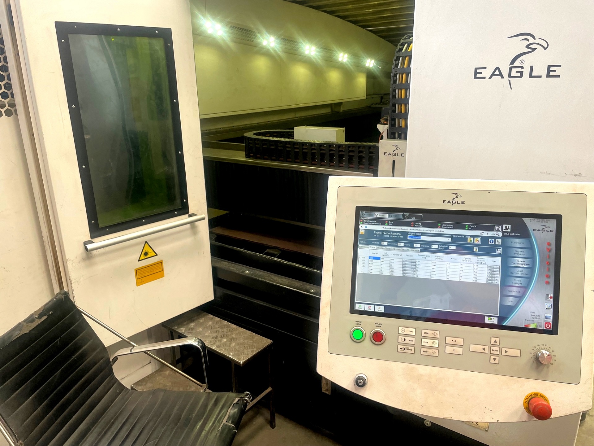  Fiber laser EAGLE eVision 1530 F4.0 4kW in vendita - foto 3